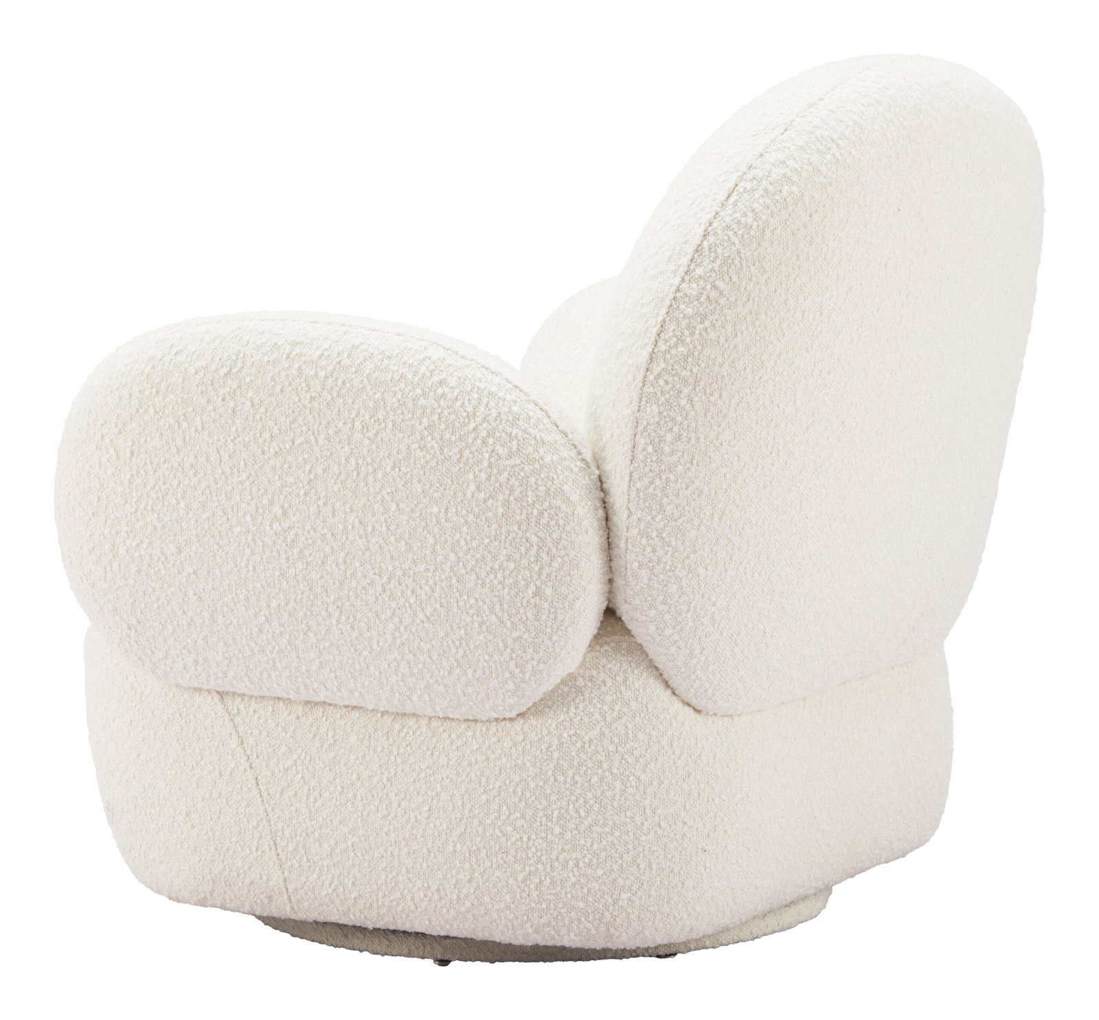 Pilka Swivel Chair White - Image 7