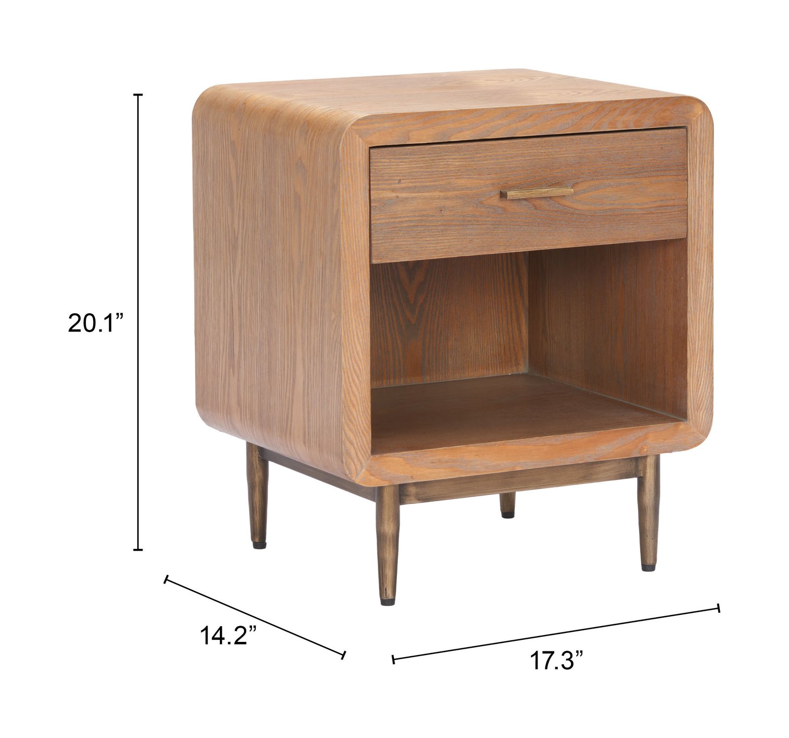 Vidaz Side Table Brown - Image 9