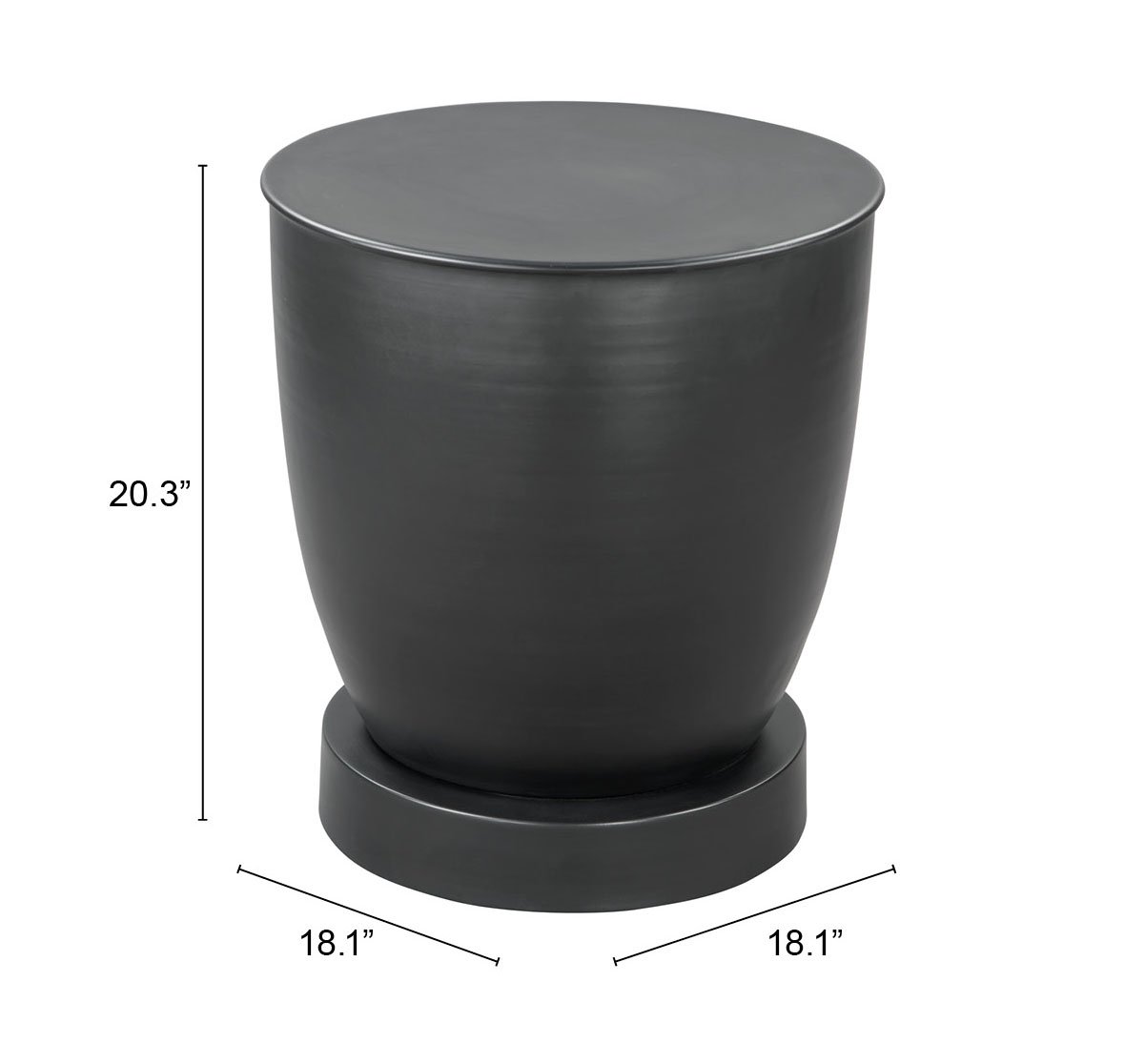 Baku Side Table Black - Image 8
