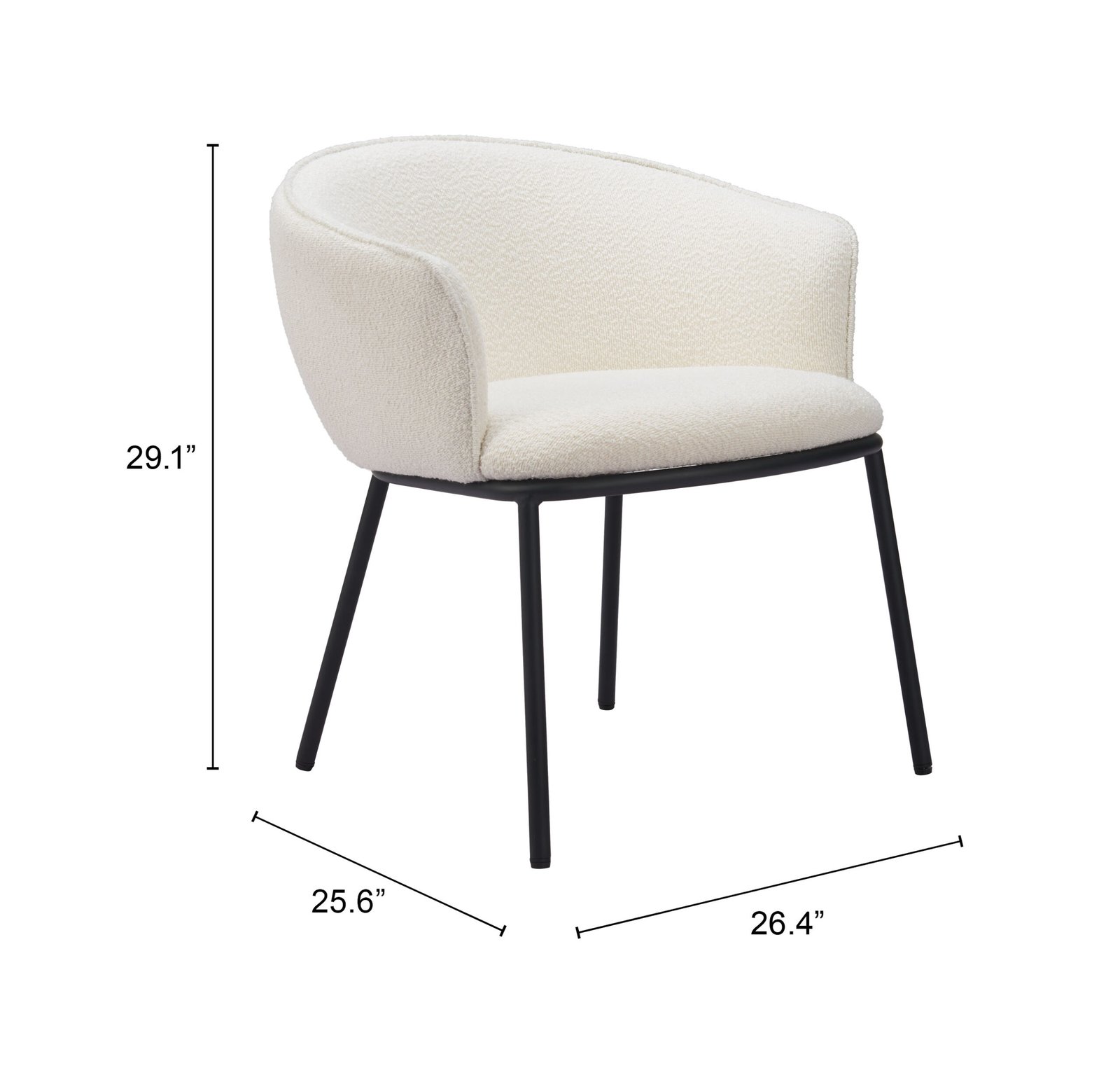 Essen Dining Chair Ivory - Image 8