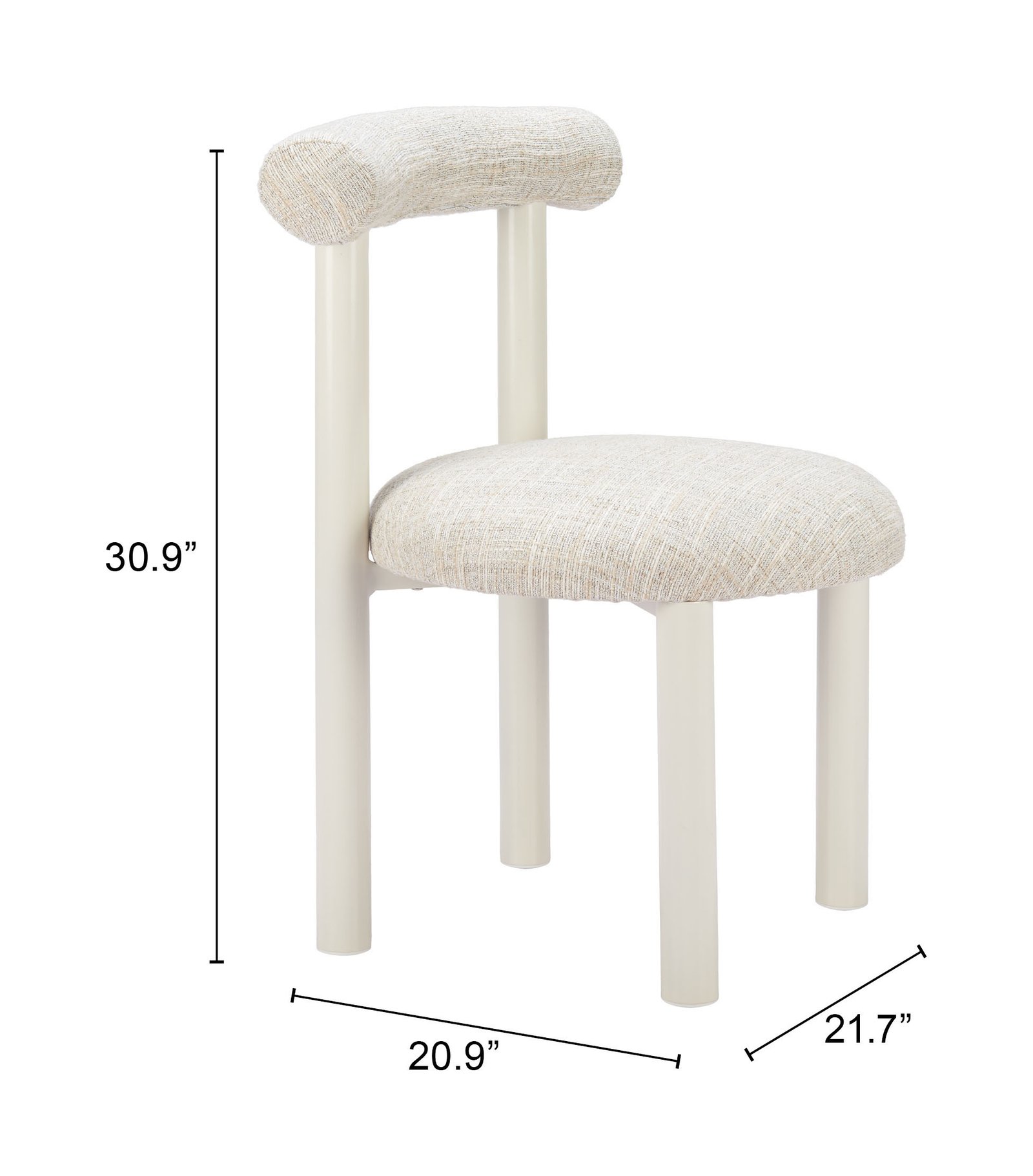 Ceres Dining Chair Beige - Image 10