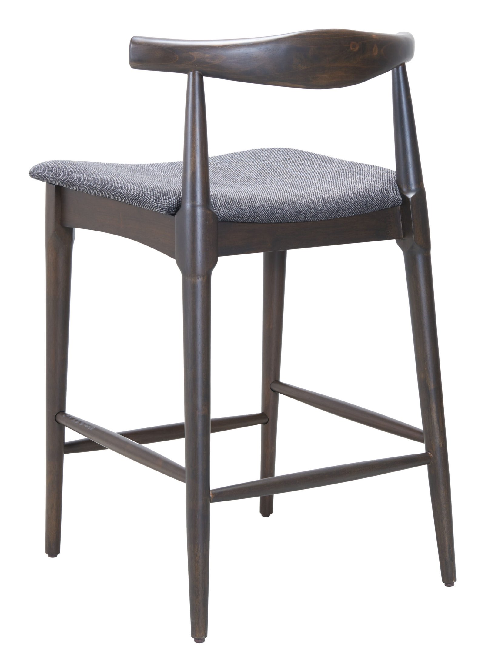 Tuzka Counter Stool (Set of 2) Gray & Espresso - Image 5