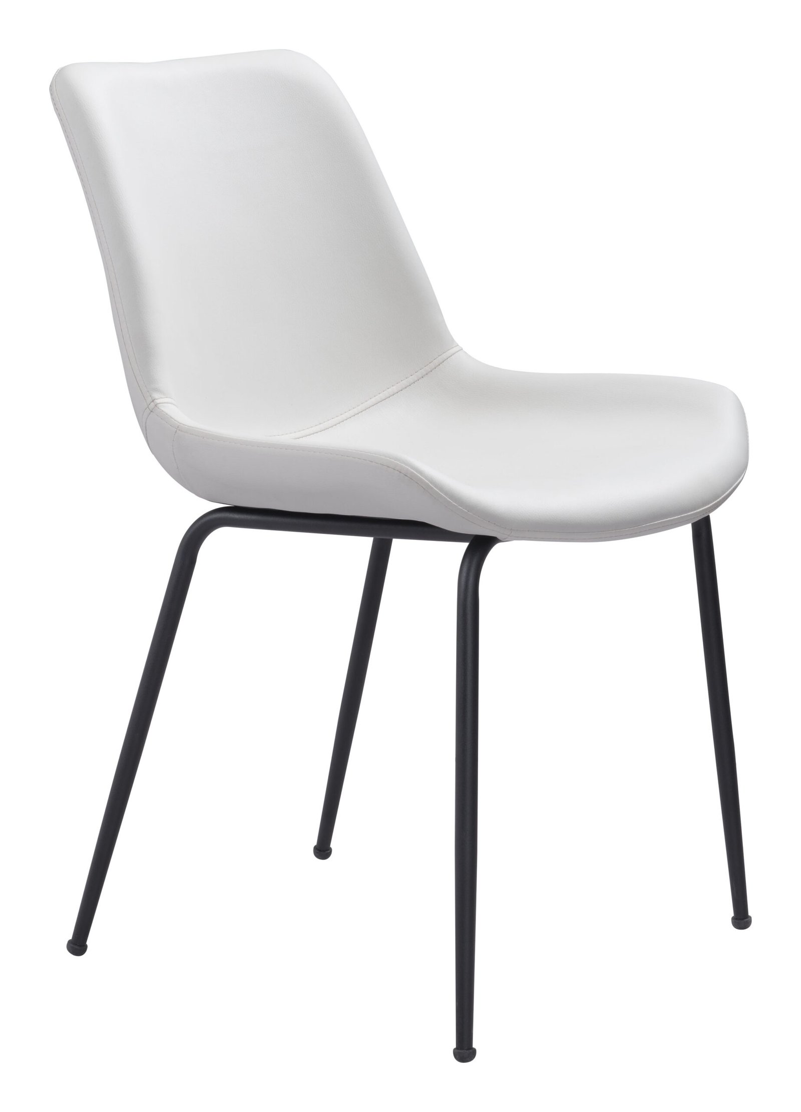 Byron Dining Chair (Set of 2) White - Image 3
