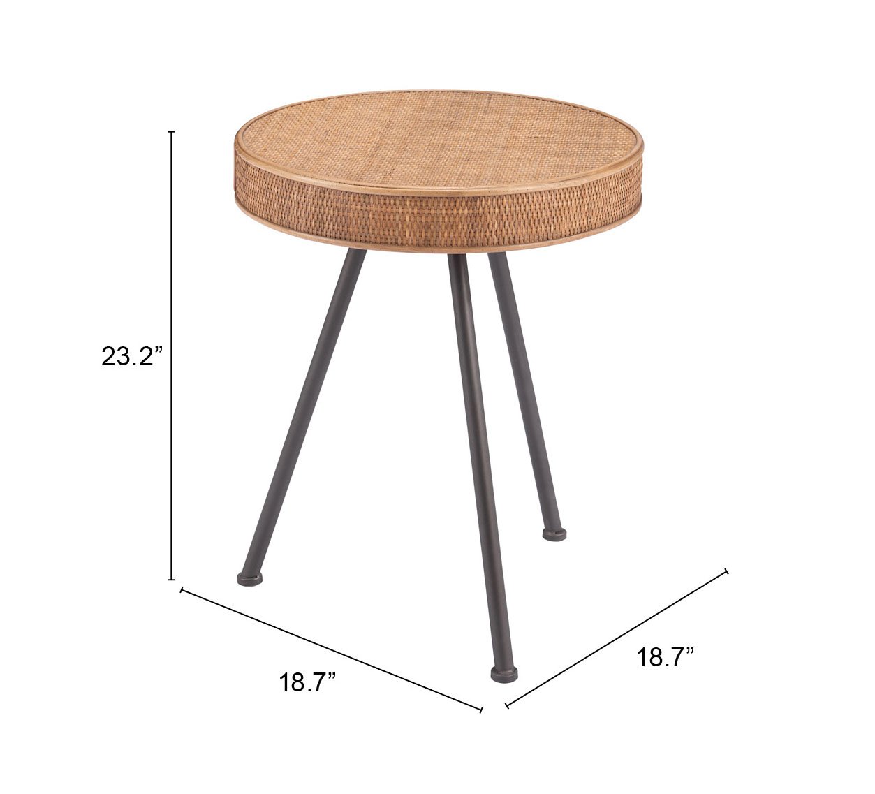 Stuart Side Table Natural - Image 9