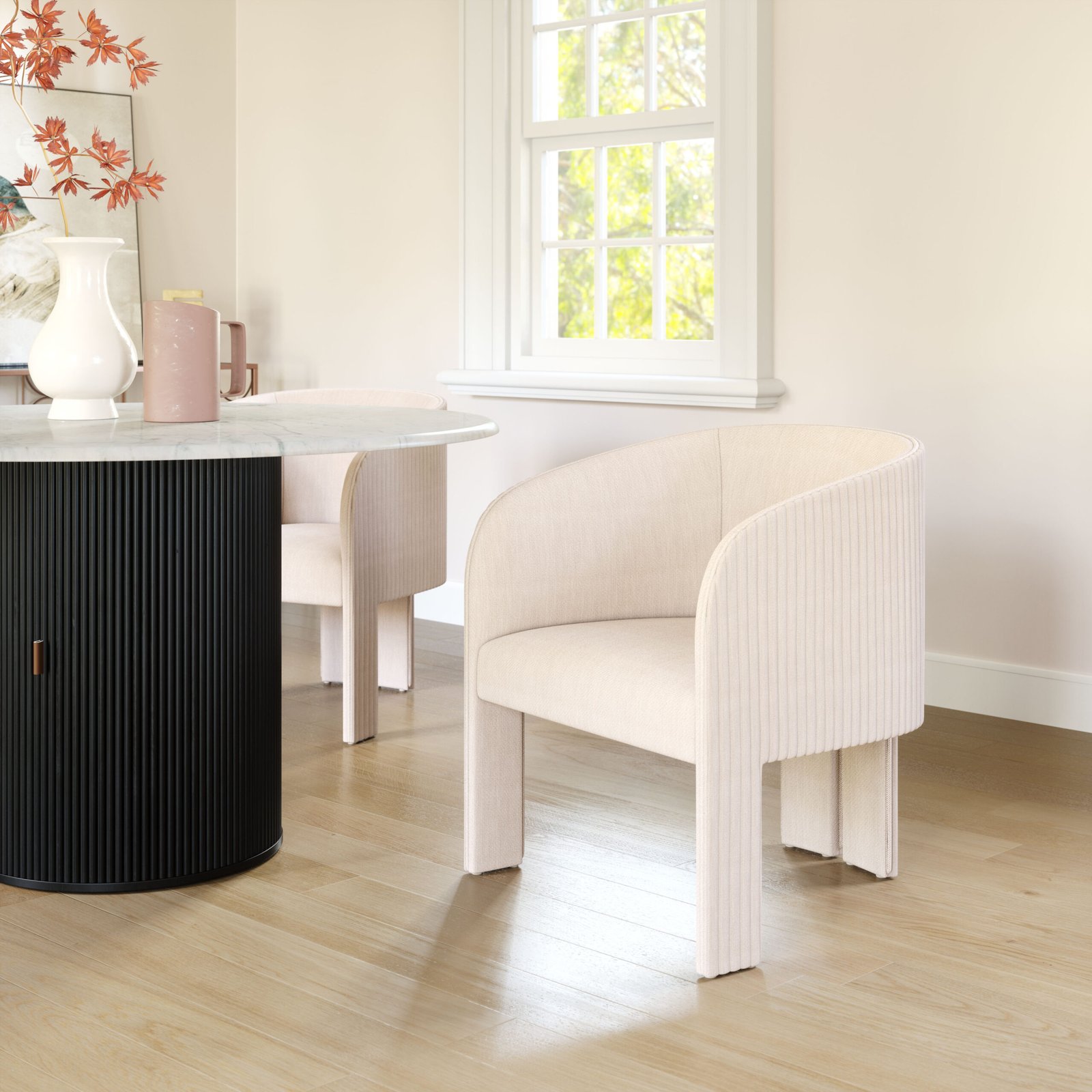 Hull Accent Chair Beige - Image 2