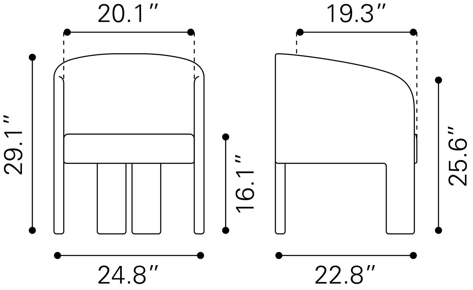 Hull Accent Chair Beige - Image 11