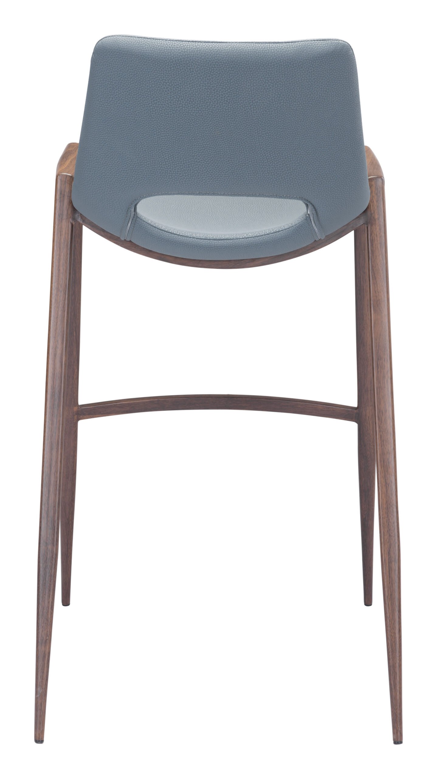 Desi Barstool (Set of 2) Azure Gray & Walnut - Image 6