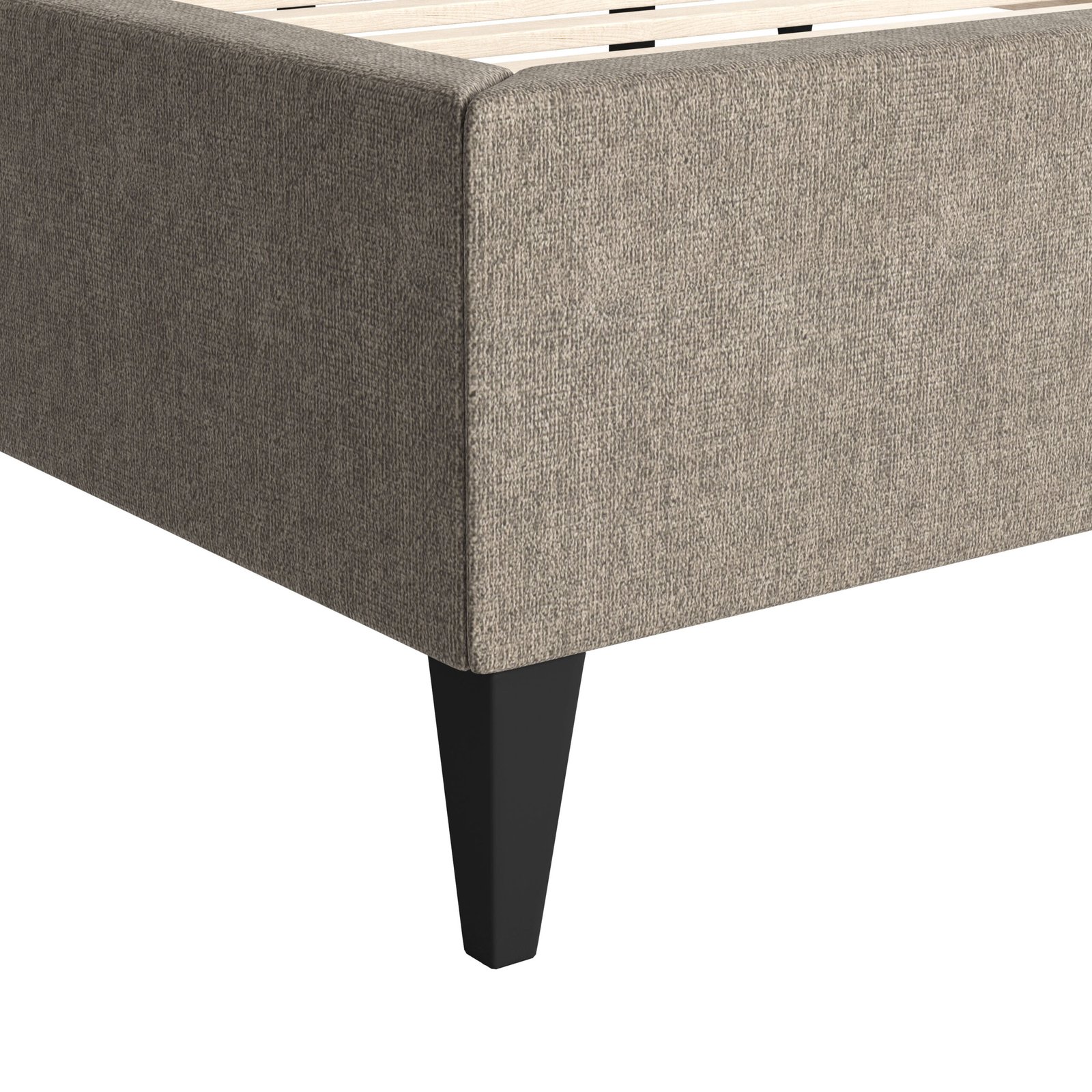 Dusa Queen Bed Olive Brown - Image 5