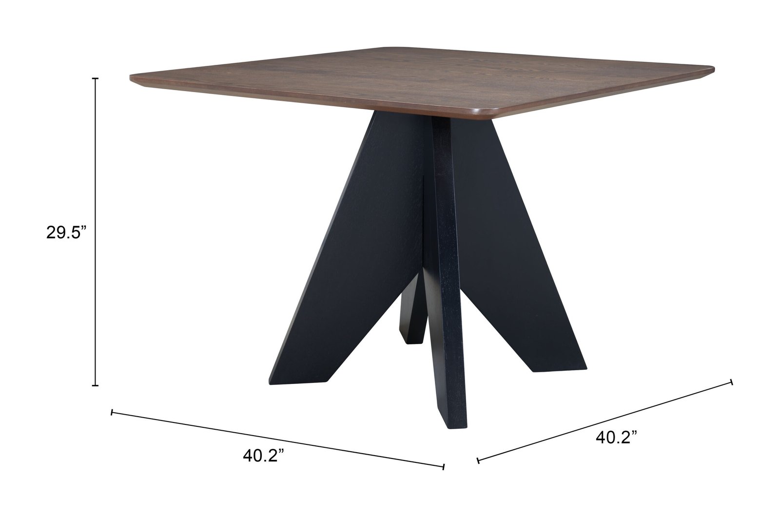 Lisse Square Dining Table Espresso - Image 8