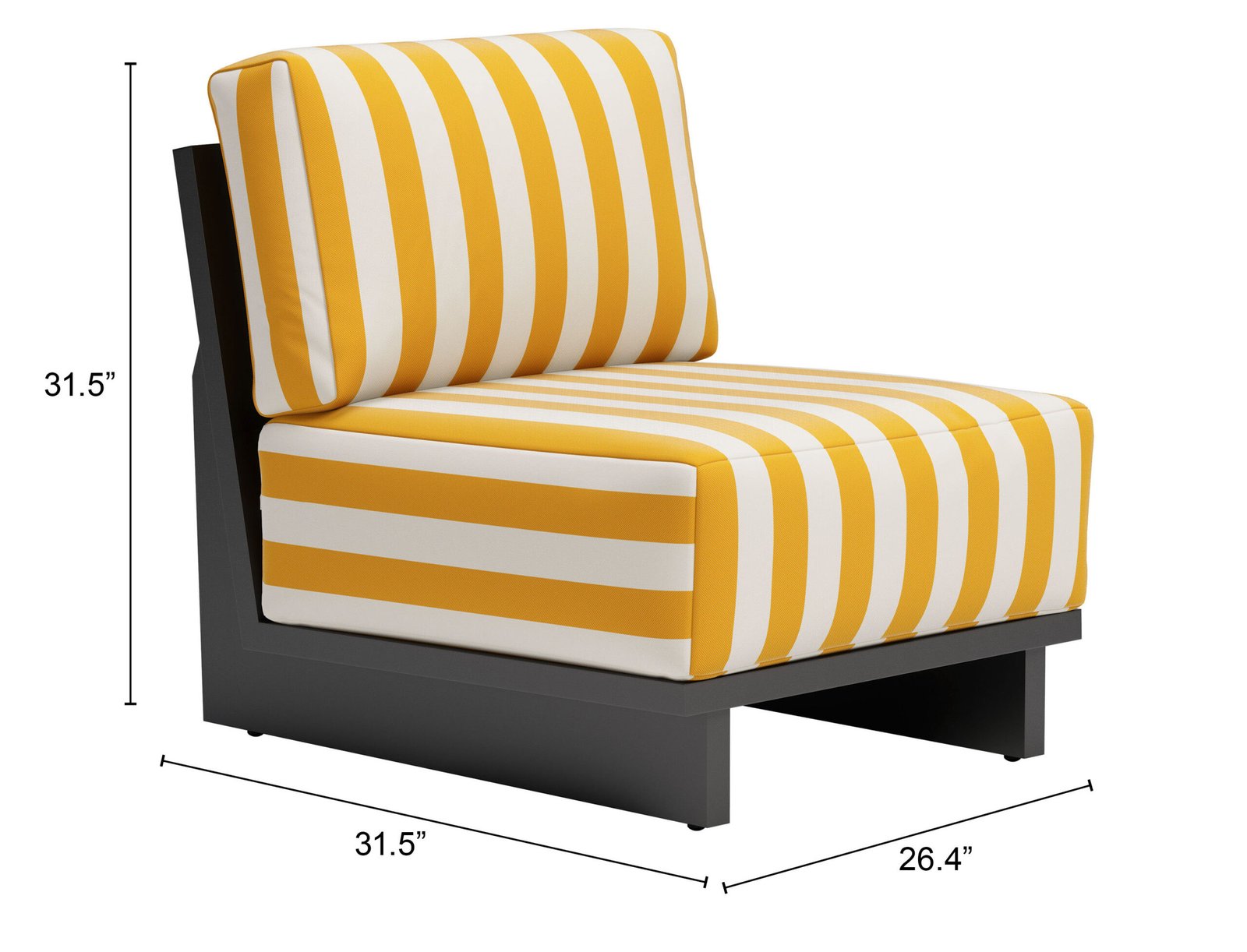 Shoreline Accent Chair Yellow - Image 11