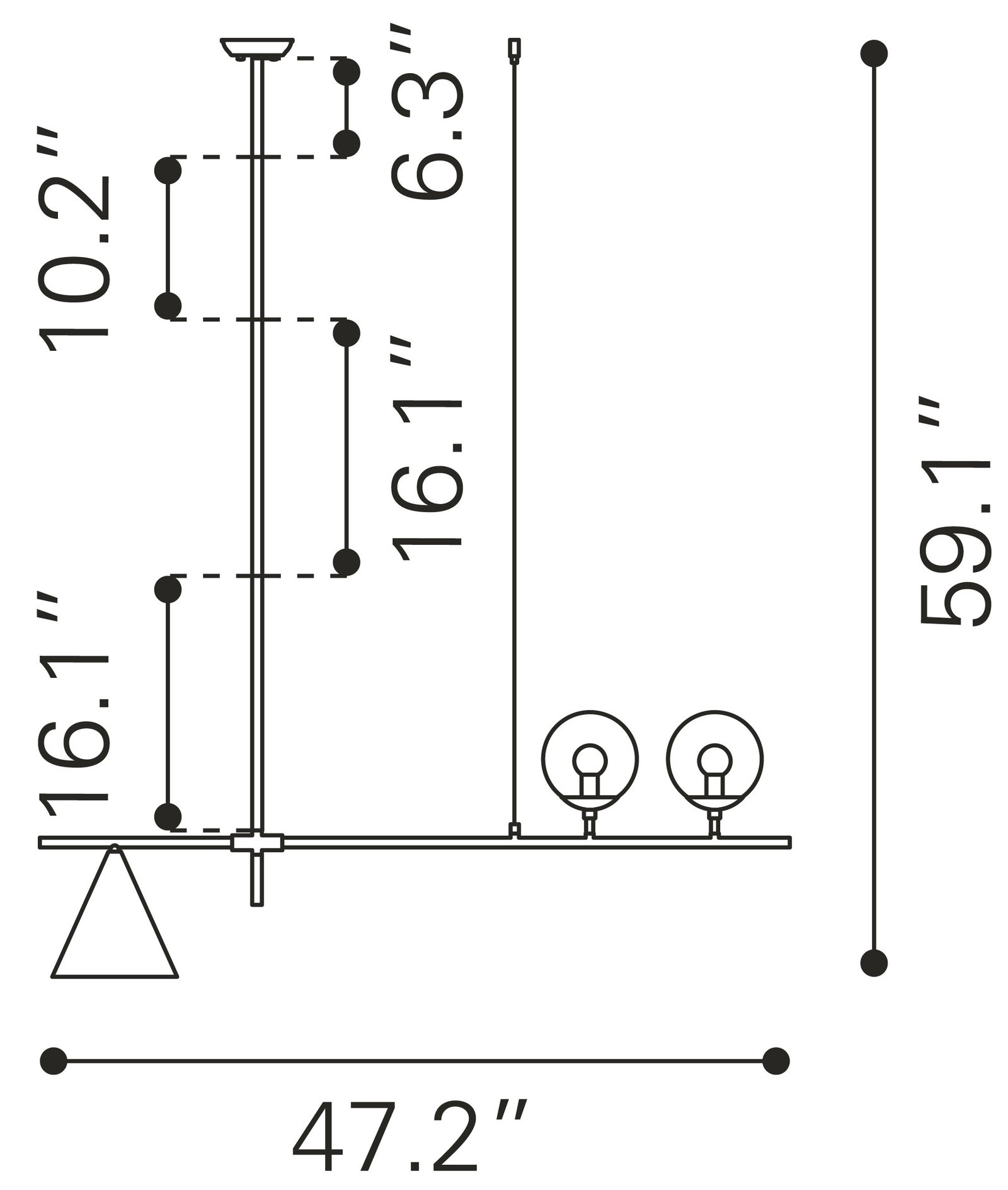 Richiza Ceiling Lamp Black - Image 11