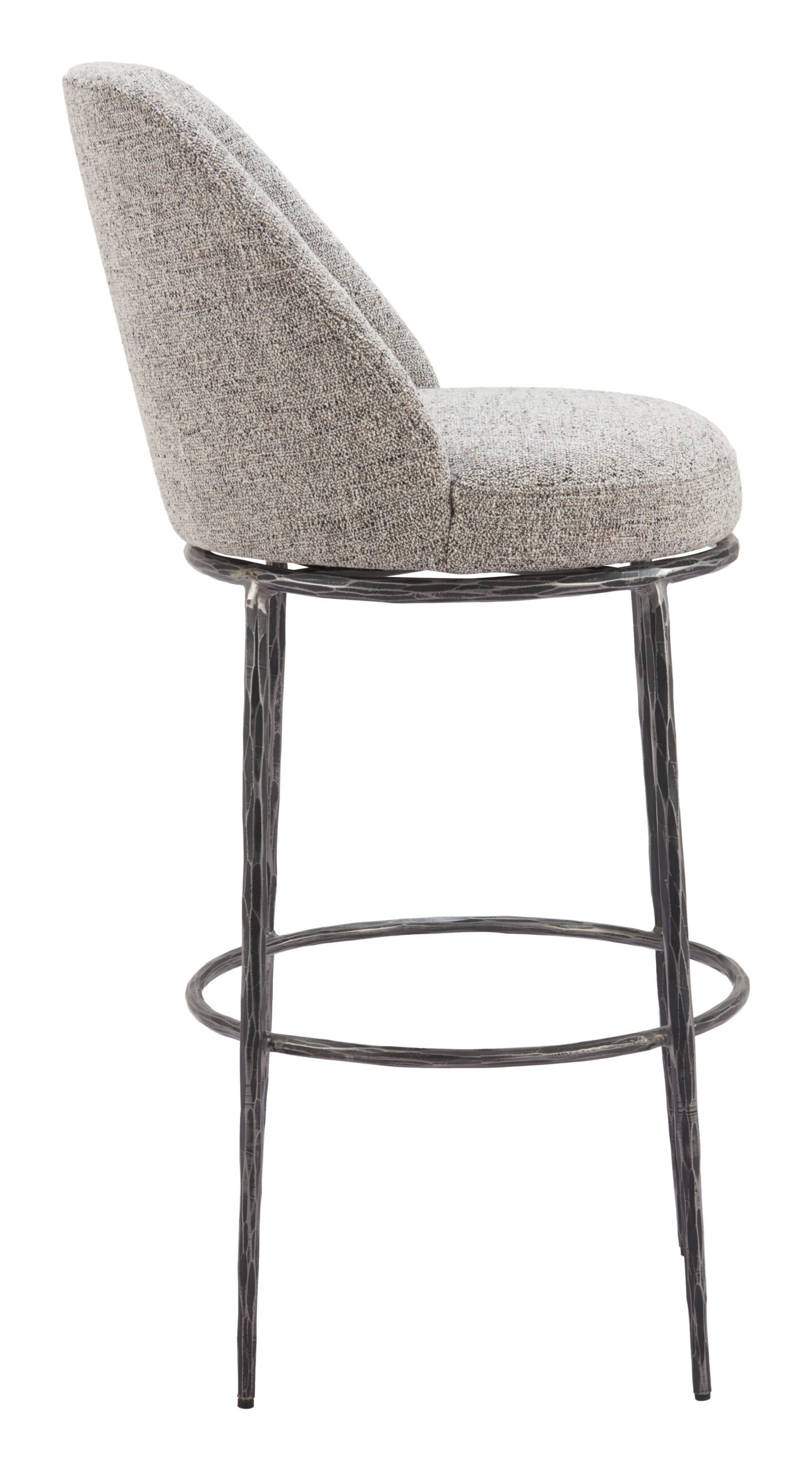 Nordhavn Swivel Barstool Gray - Image 3