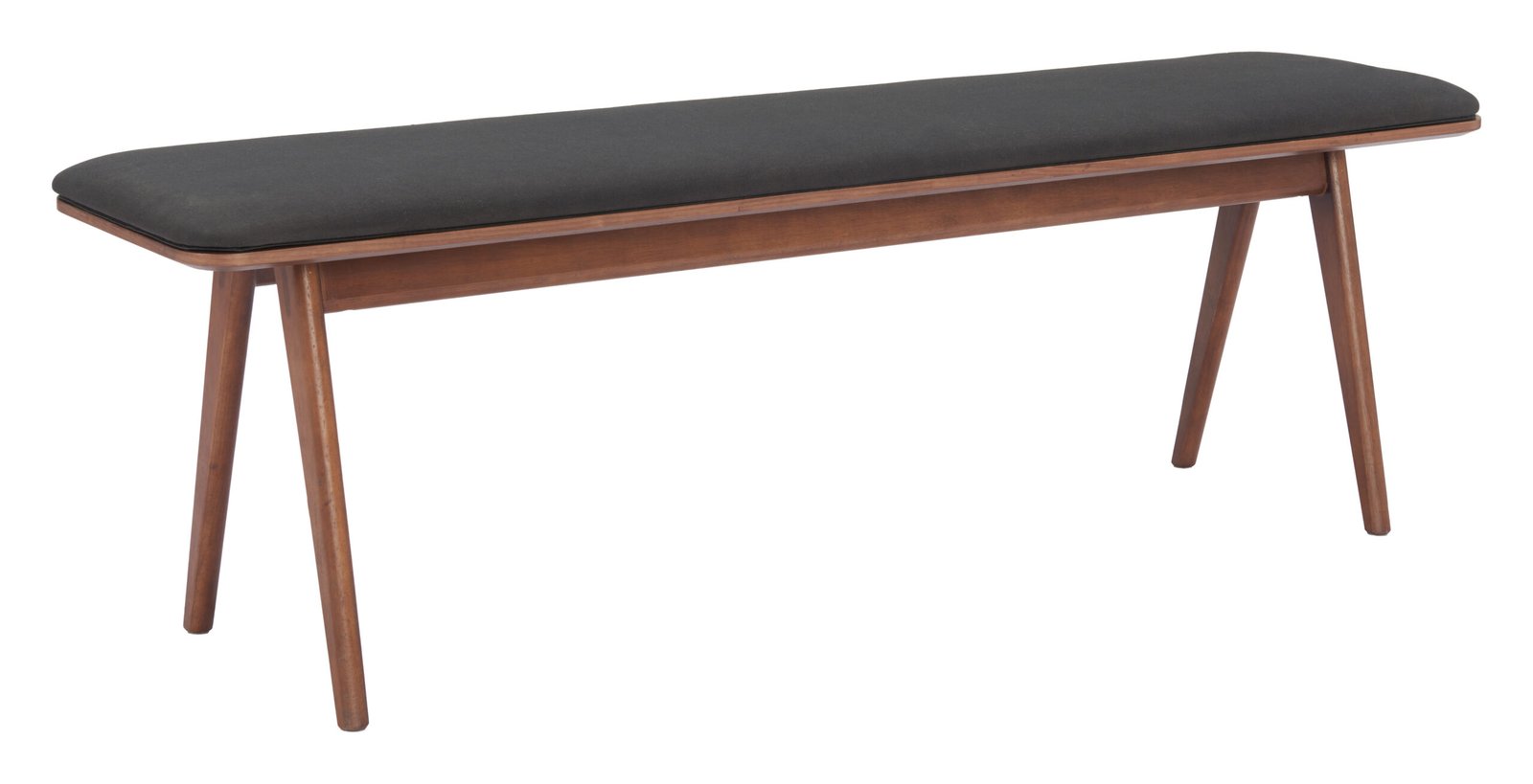 Kazwali Bench Black & Walnut - Image 3