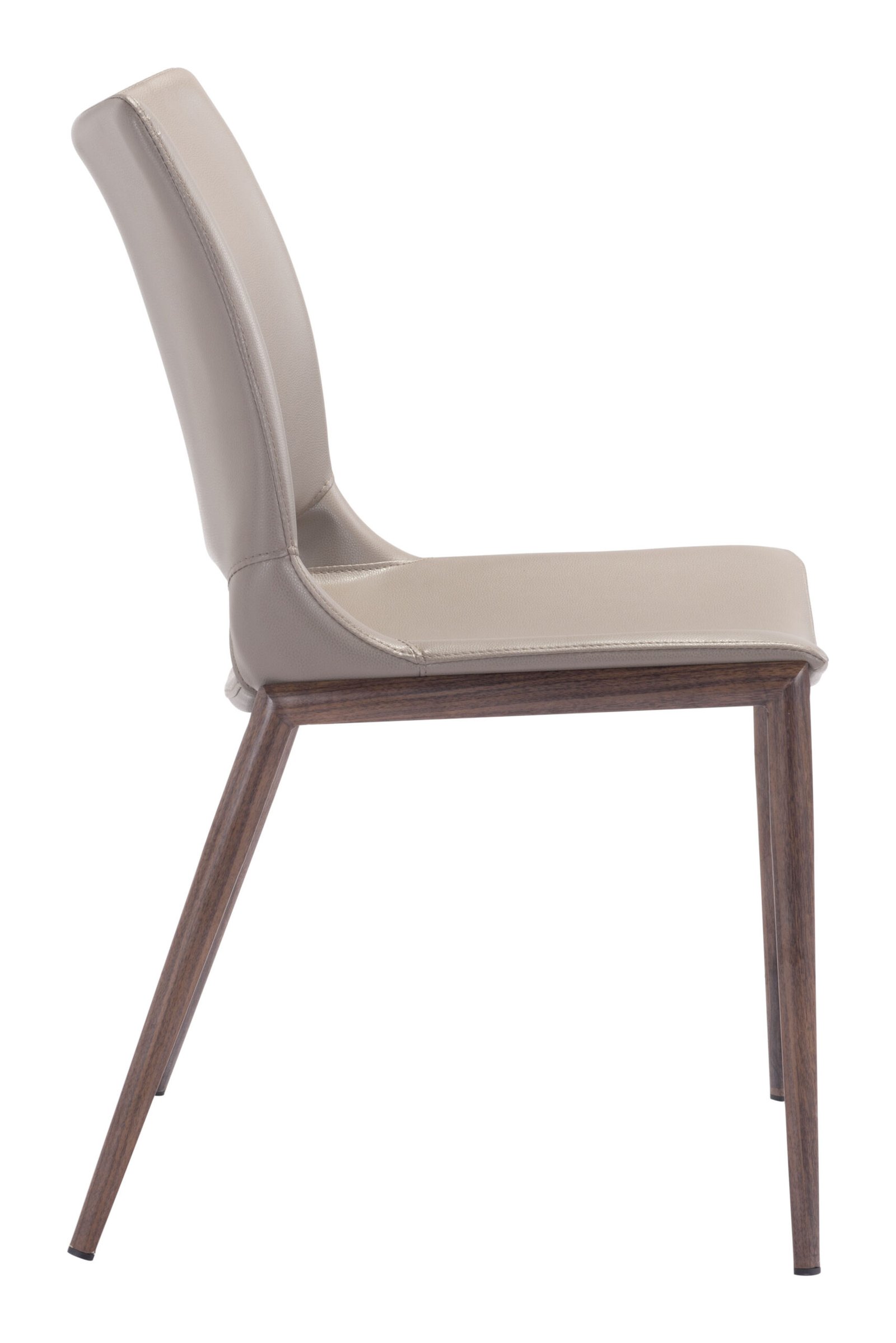 Ace Dining Chair (Set of 2) Brown & Walnut - Image 4