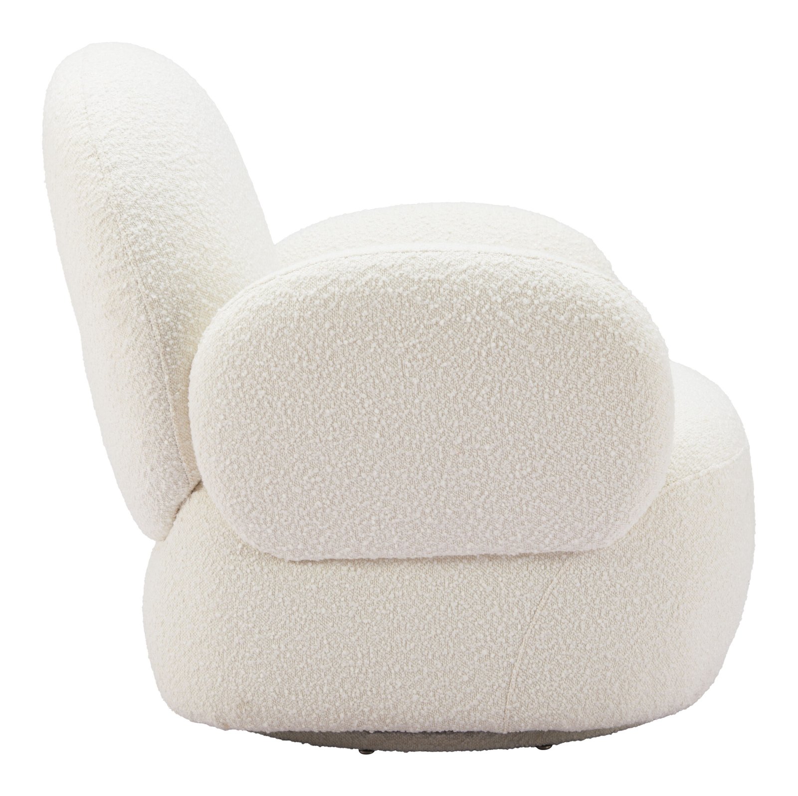 Pilka Swivel Chair White - Image 4