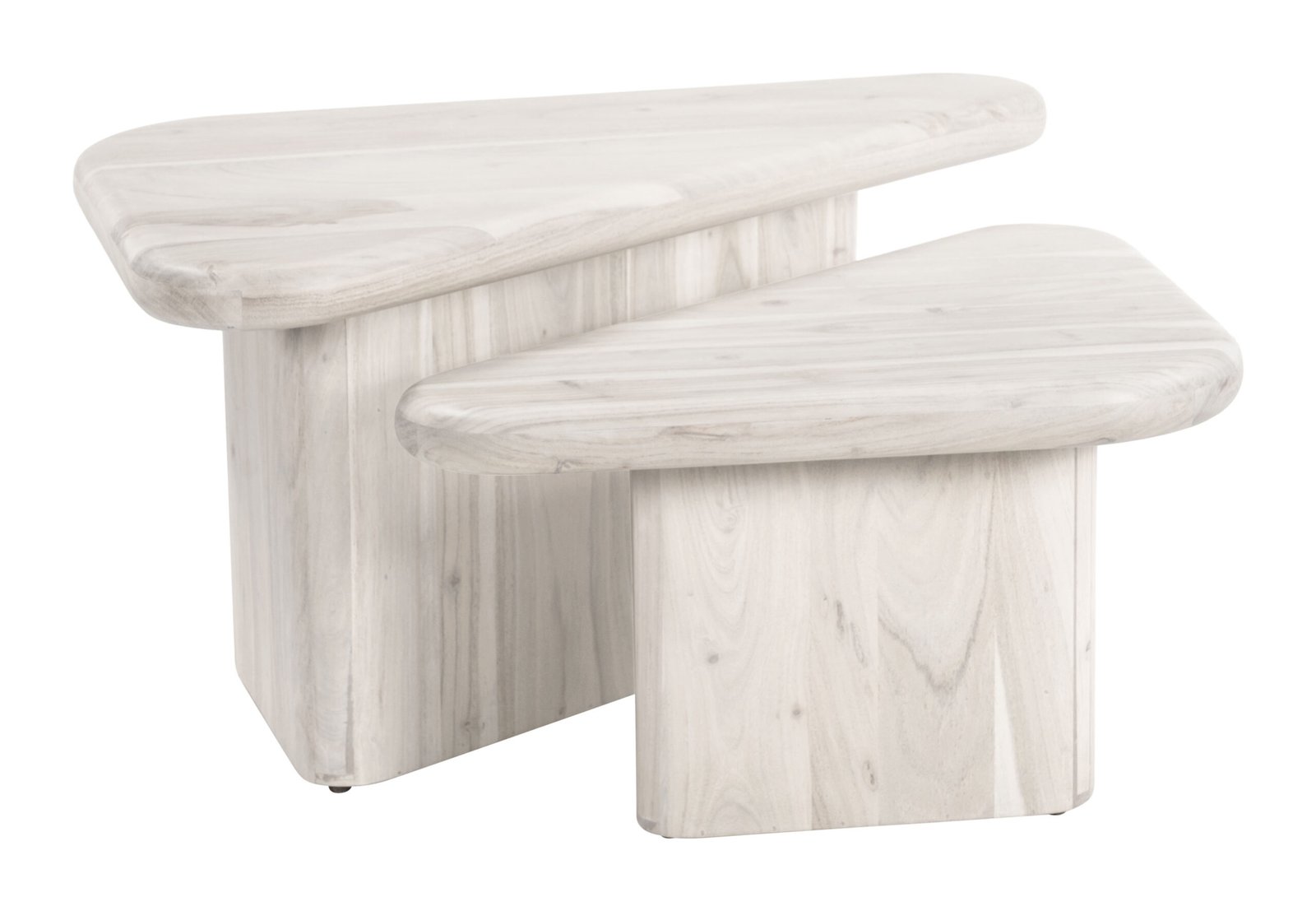 Navidic Coffee Table Set (2-Piece) Whitewashed - Image 3