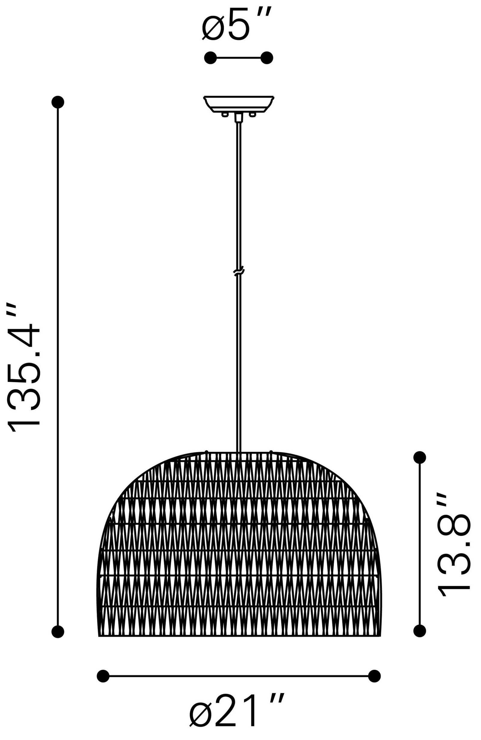 Paradise Ceiling Lamp Gray - Image 6