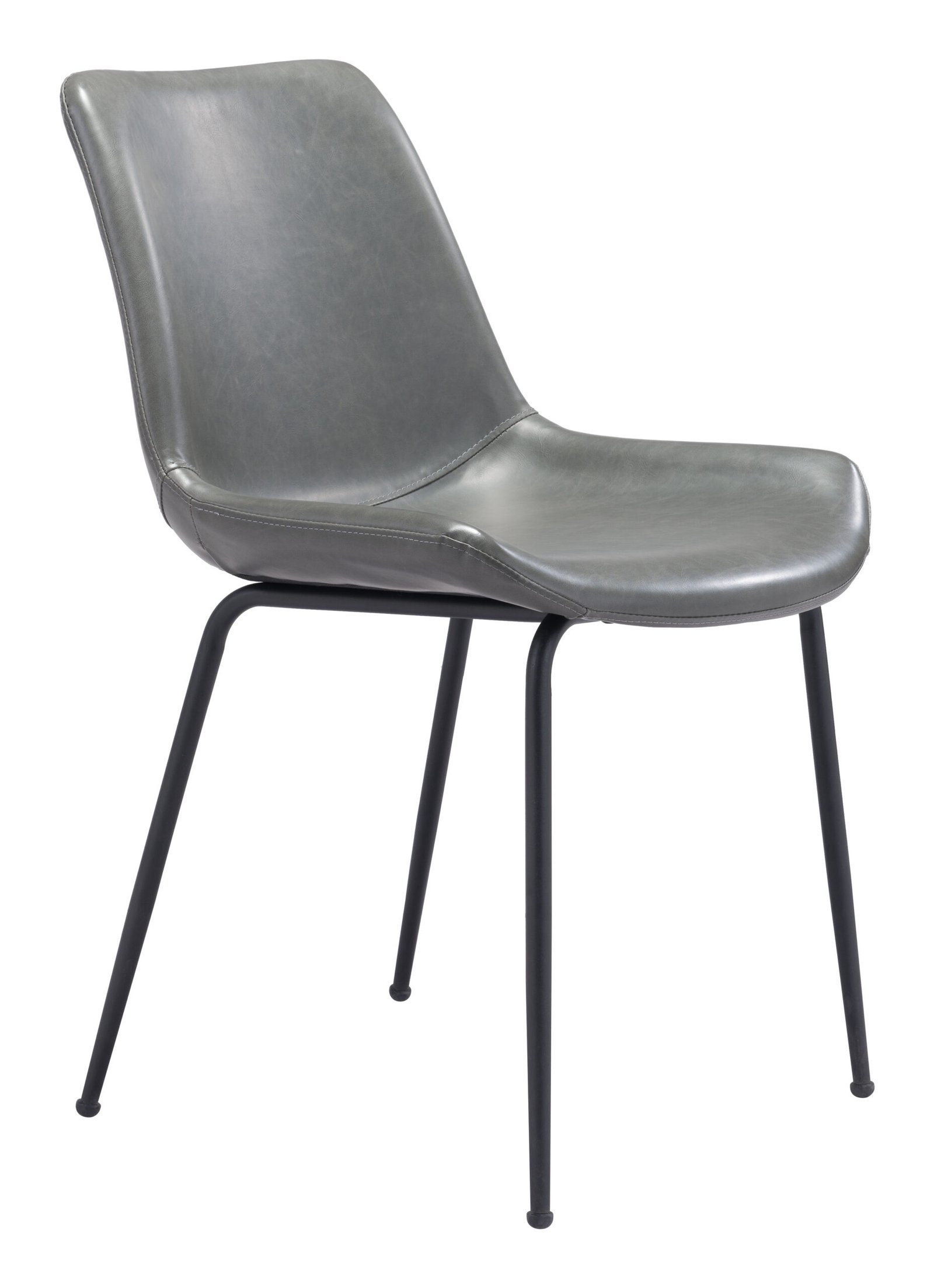 Byron Dining Chair (Set of 2) Gray - Image 3