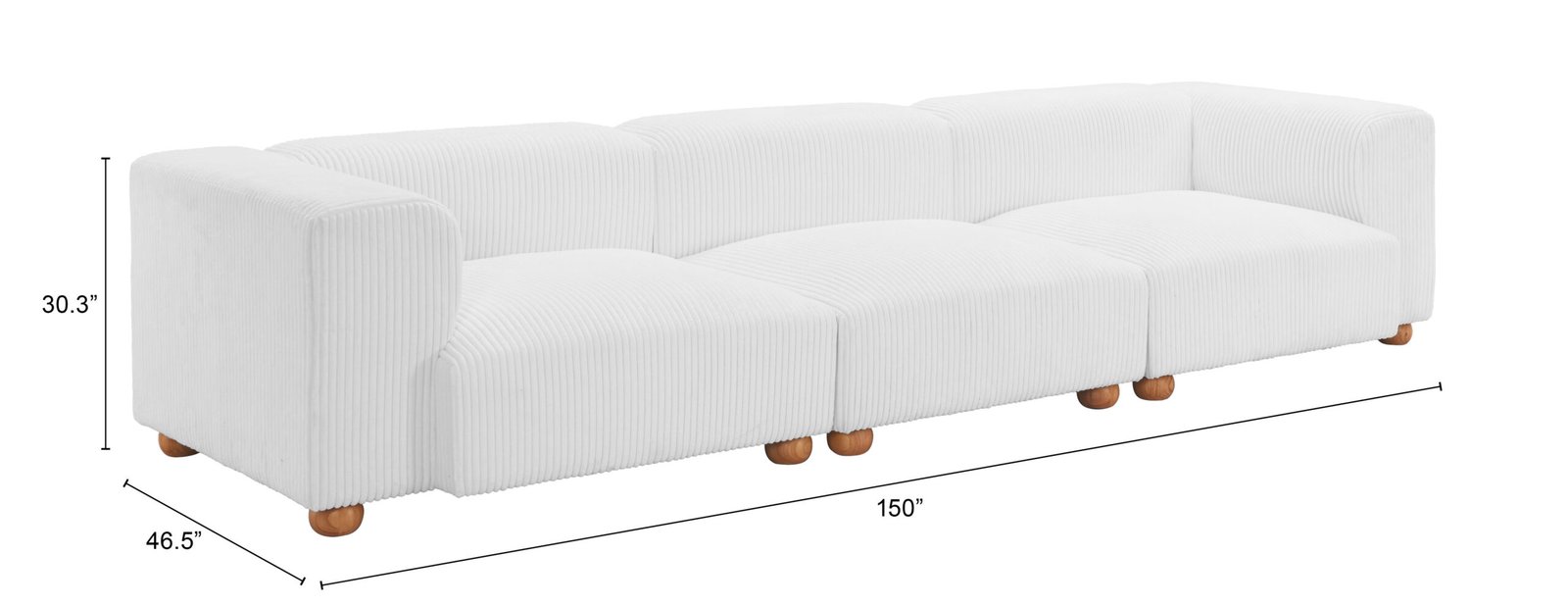 Tayte Sofa White - Image 14