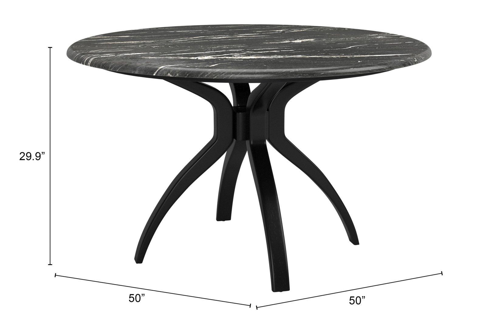 Sumay Dining Table Black - Image 9