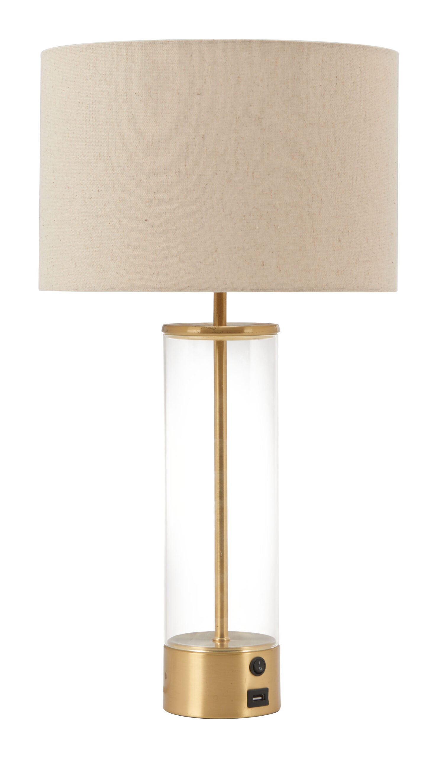 Boreal Table Lamp Beige & Gold