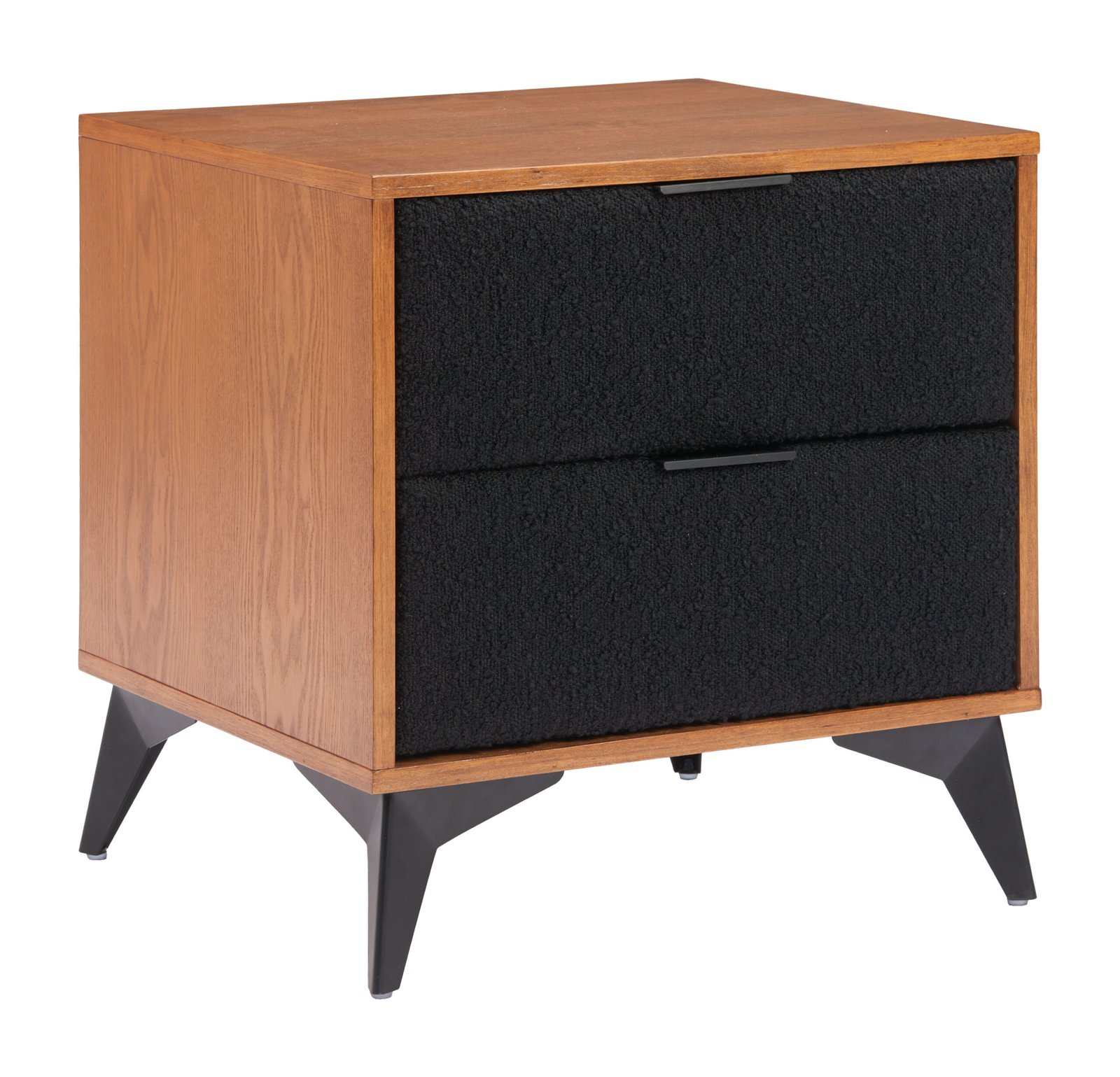 Zarif Nightstand Black & Walnut - Image 3