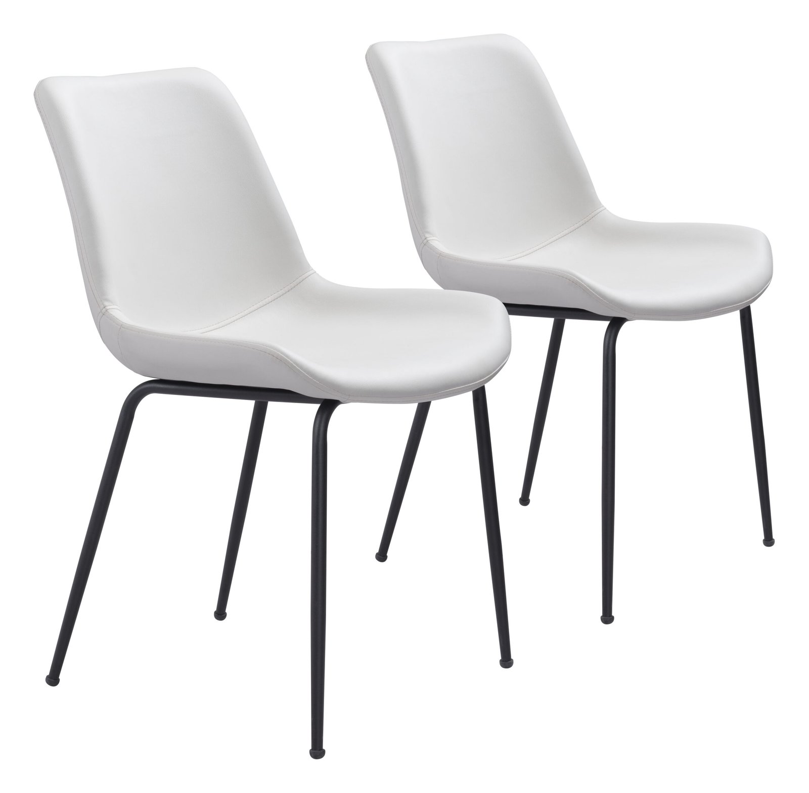 Byron Dining Chair (Set of 2) White - Image 12