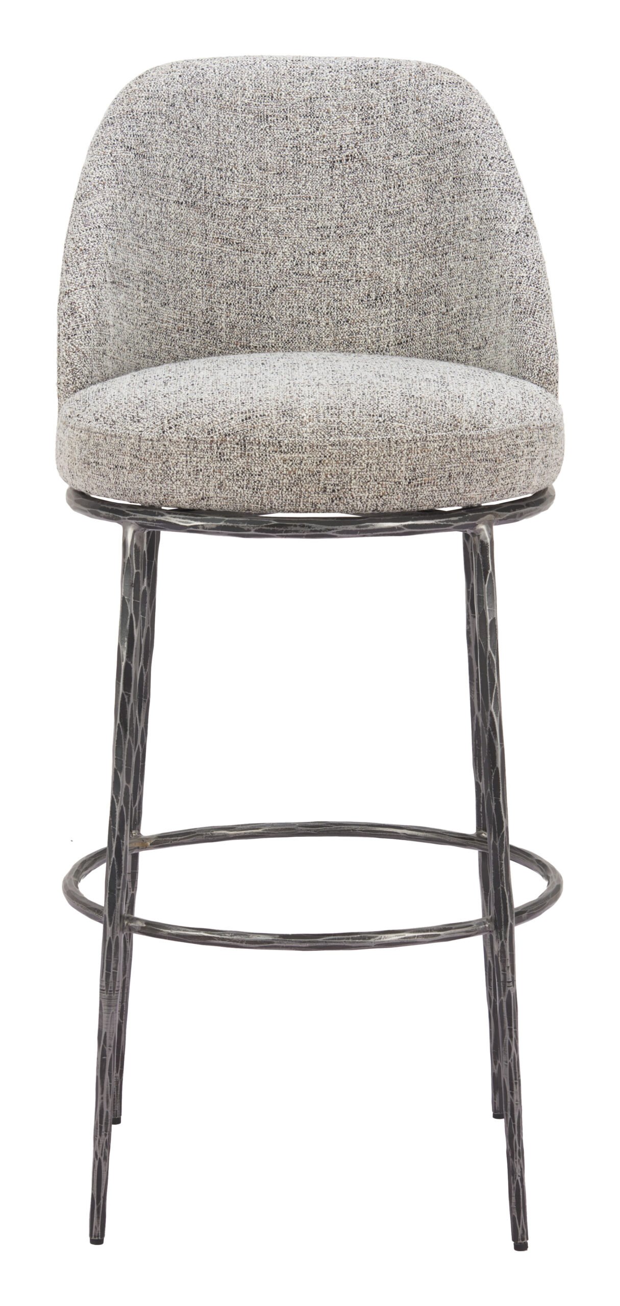 Nordhavn Swivel Barstool Gray - Image 4
