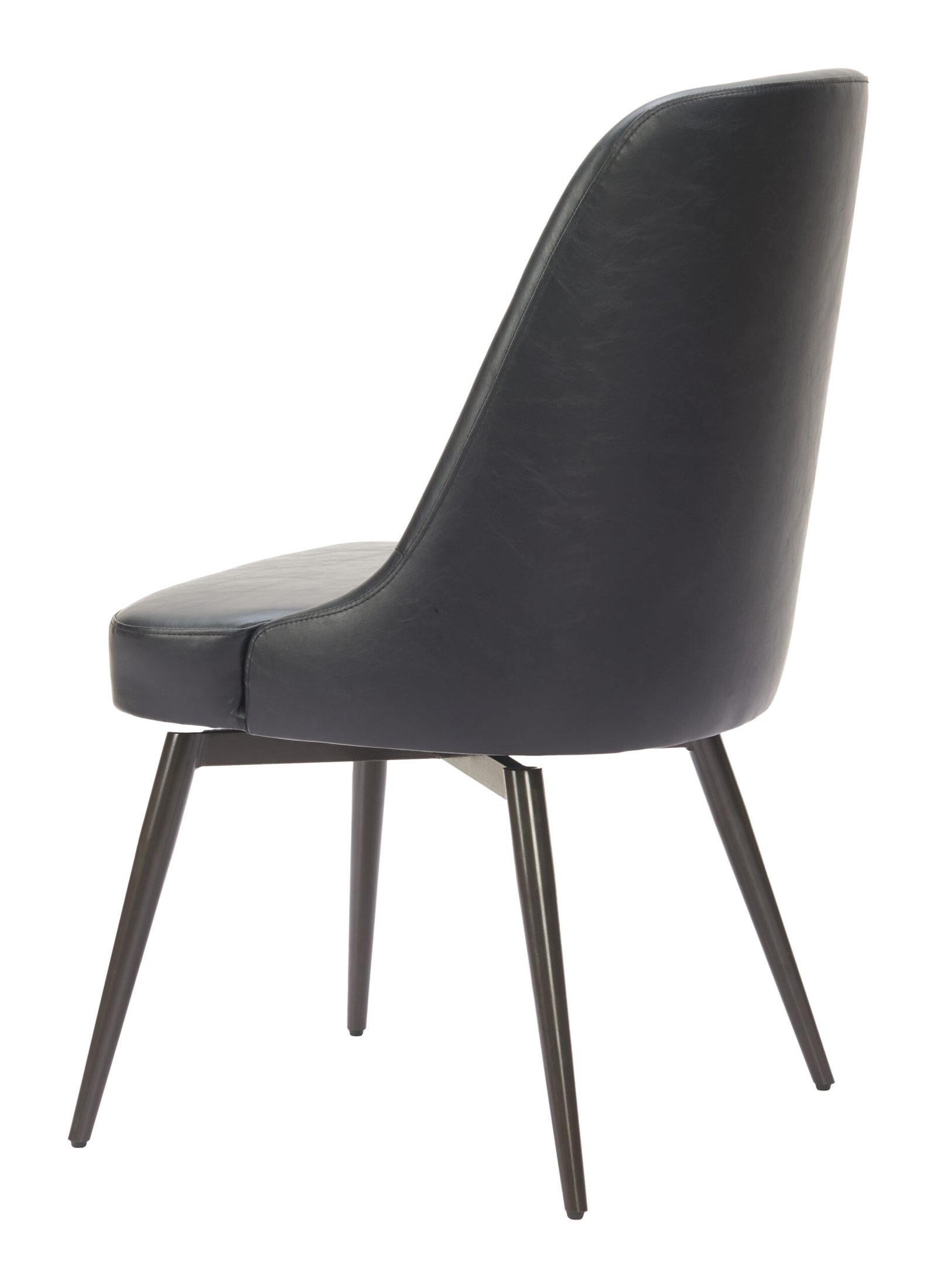 Keppel Swivel Dining Chair (Set of 2) Black - Image 5