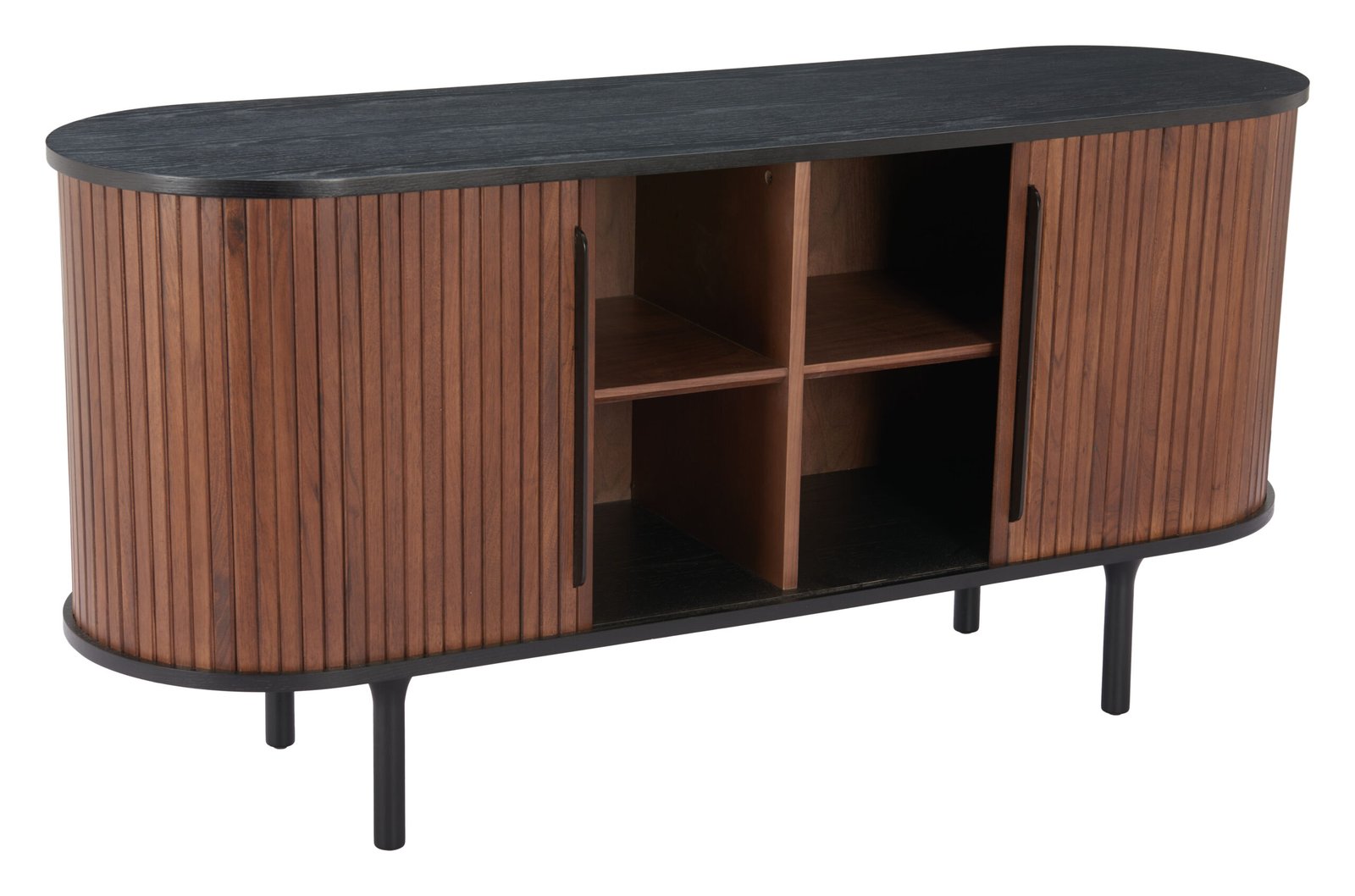 Koriana Sideboard Black & Walnut - Image 6