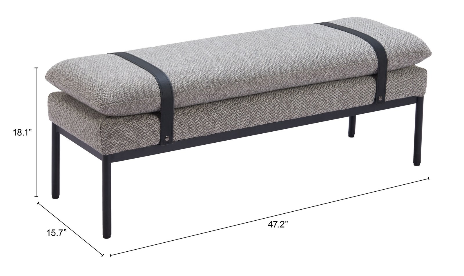 Padd Bench Gray - Image 8