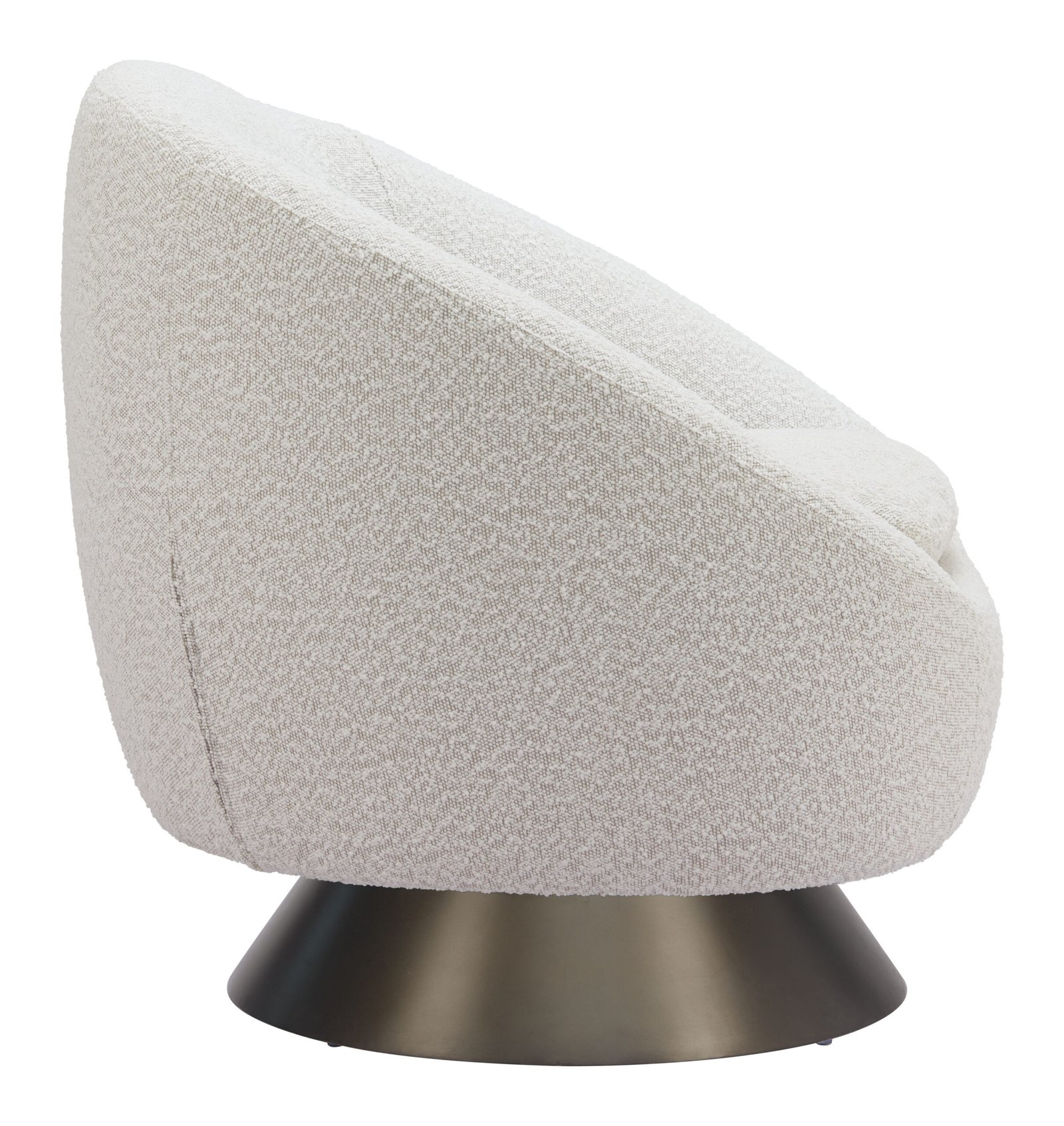 Modan Swivel Chair Misty Gray - Image 2