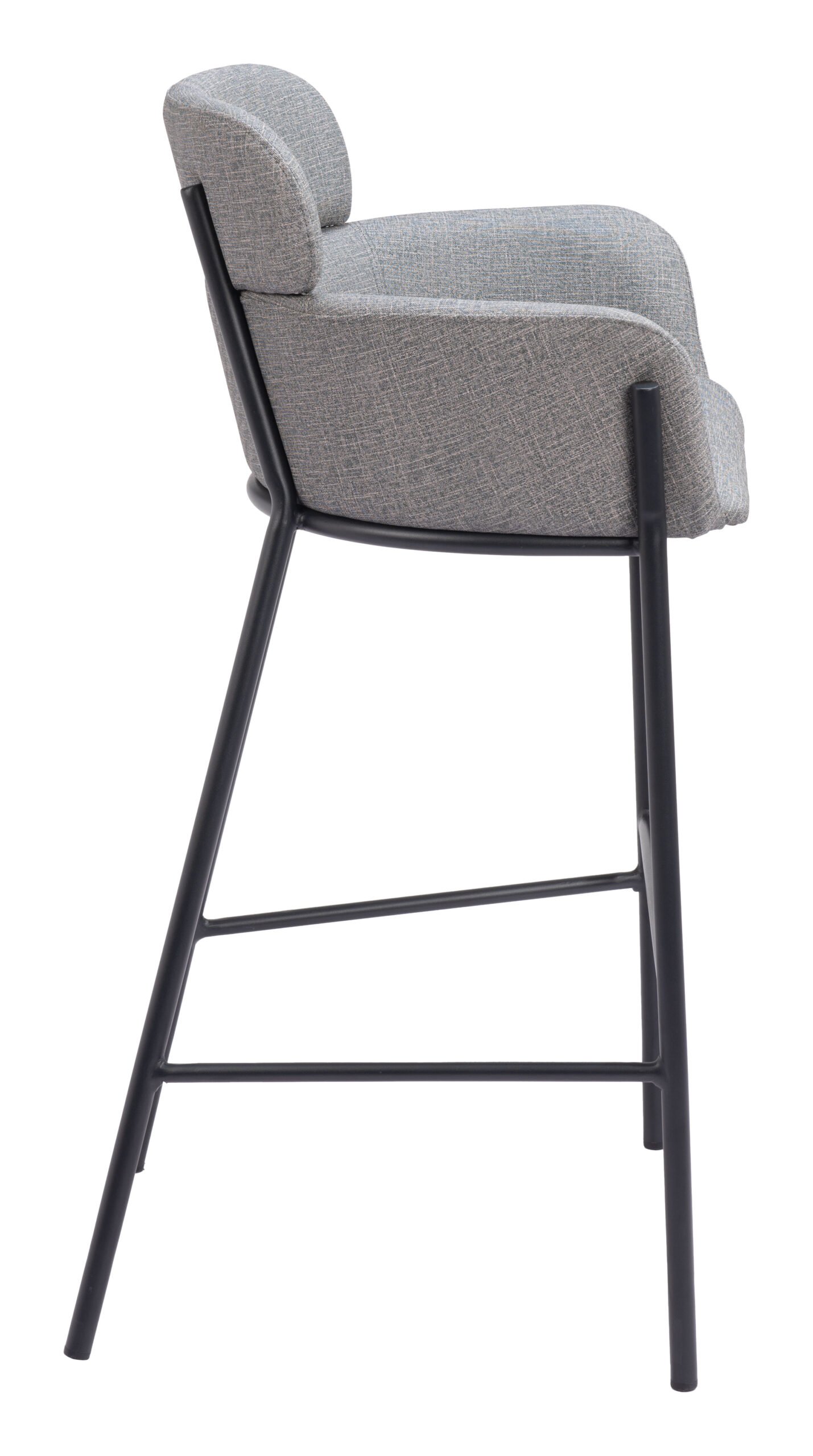 Bremor Barstool Slate Gray - Image 3