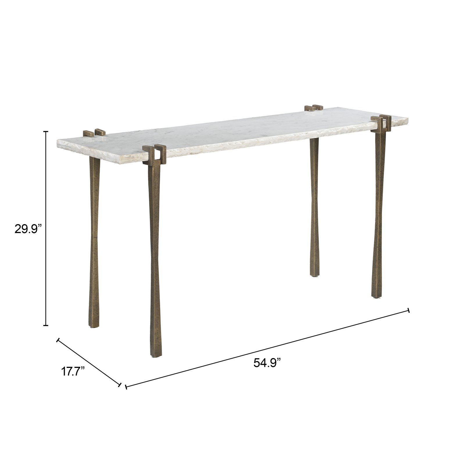 Rench Console Table White - Image 9