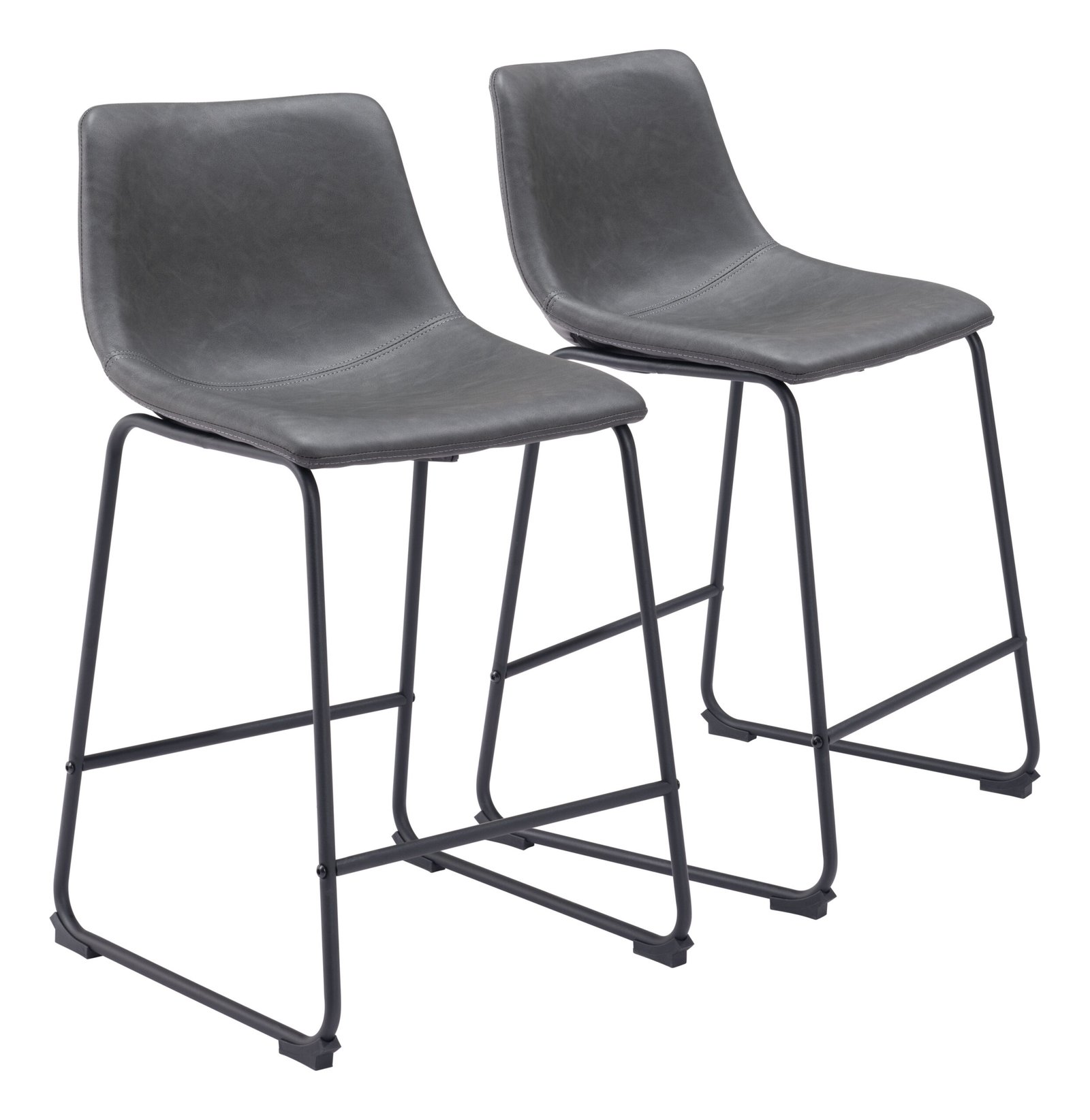Smart Counter Stool (Set of 2) Charcoal - Image 13