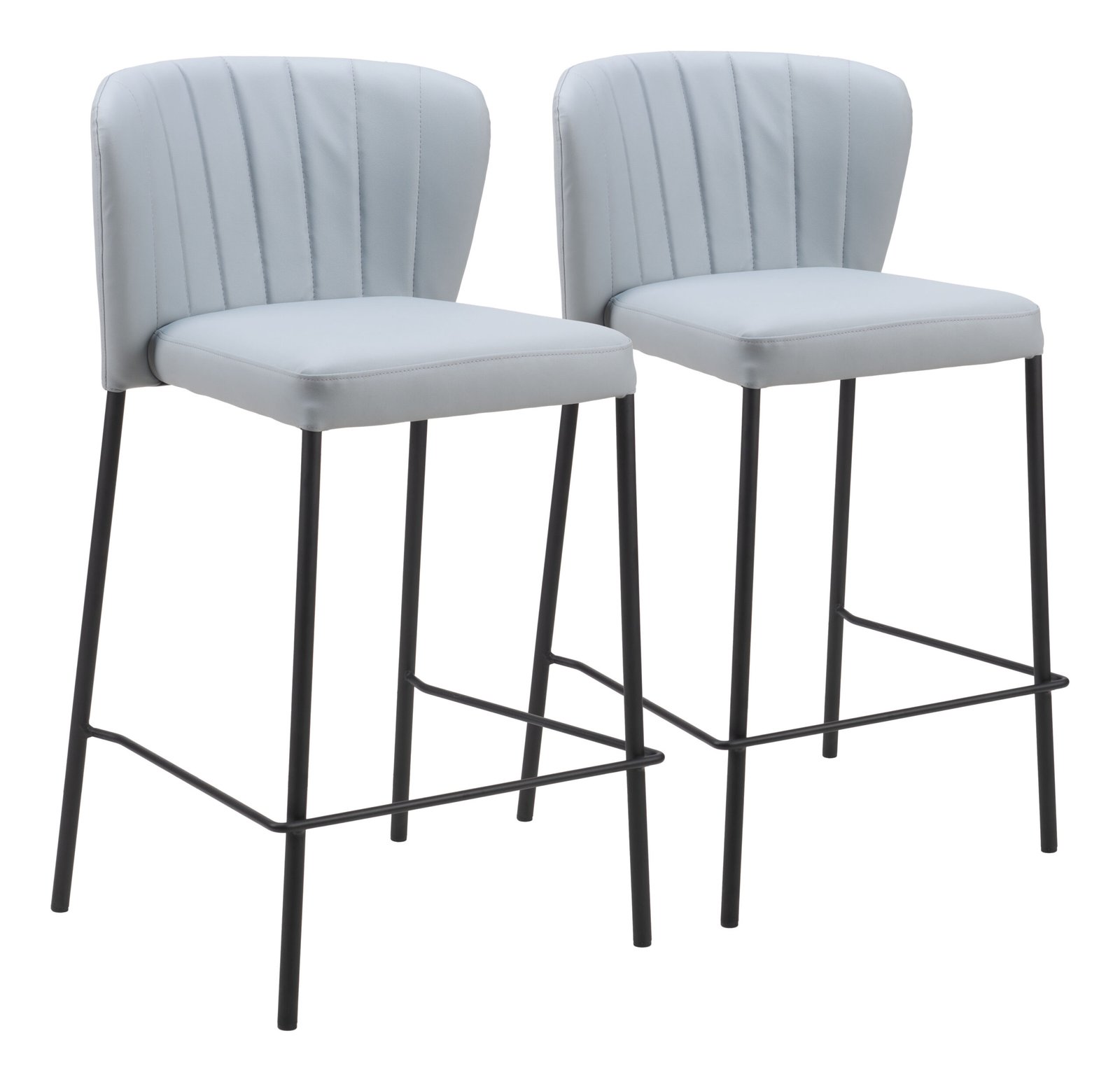 Linz Counter Stool (Set of 2) Gray - Image 11