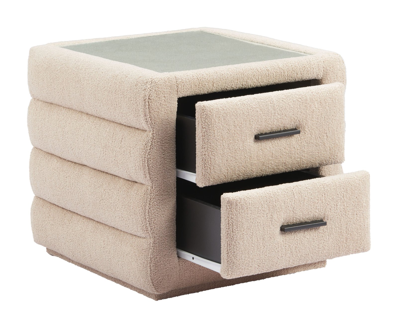 Soffice Nightstand Beige - Image 7