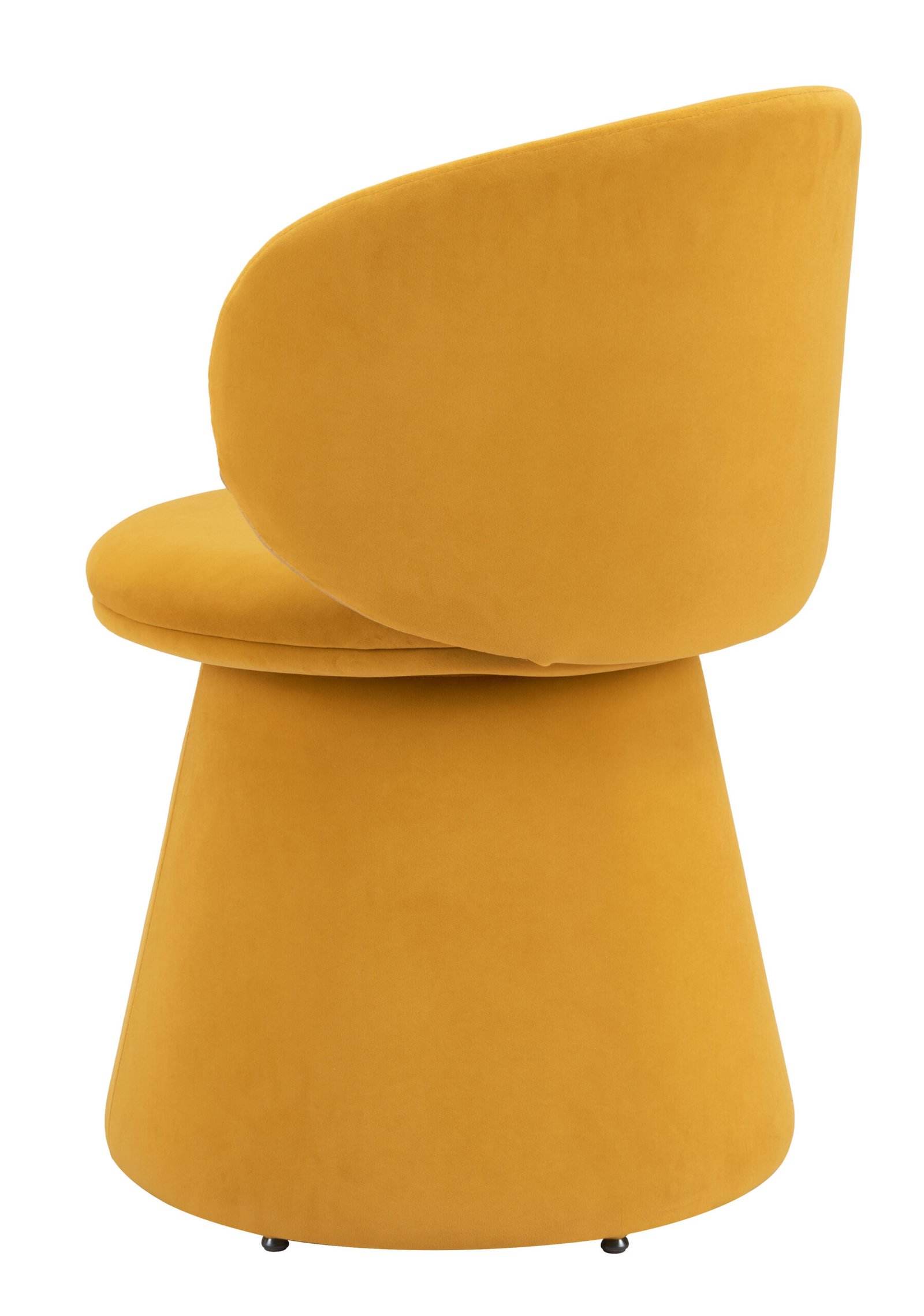 Oblic Swivel Dining Chair Orange - Image 8