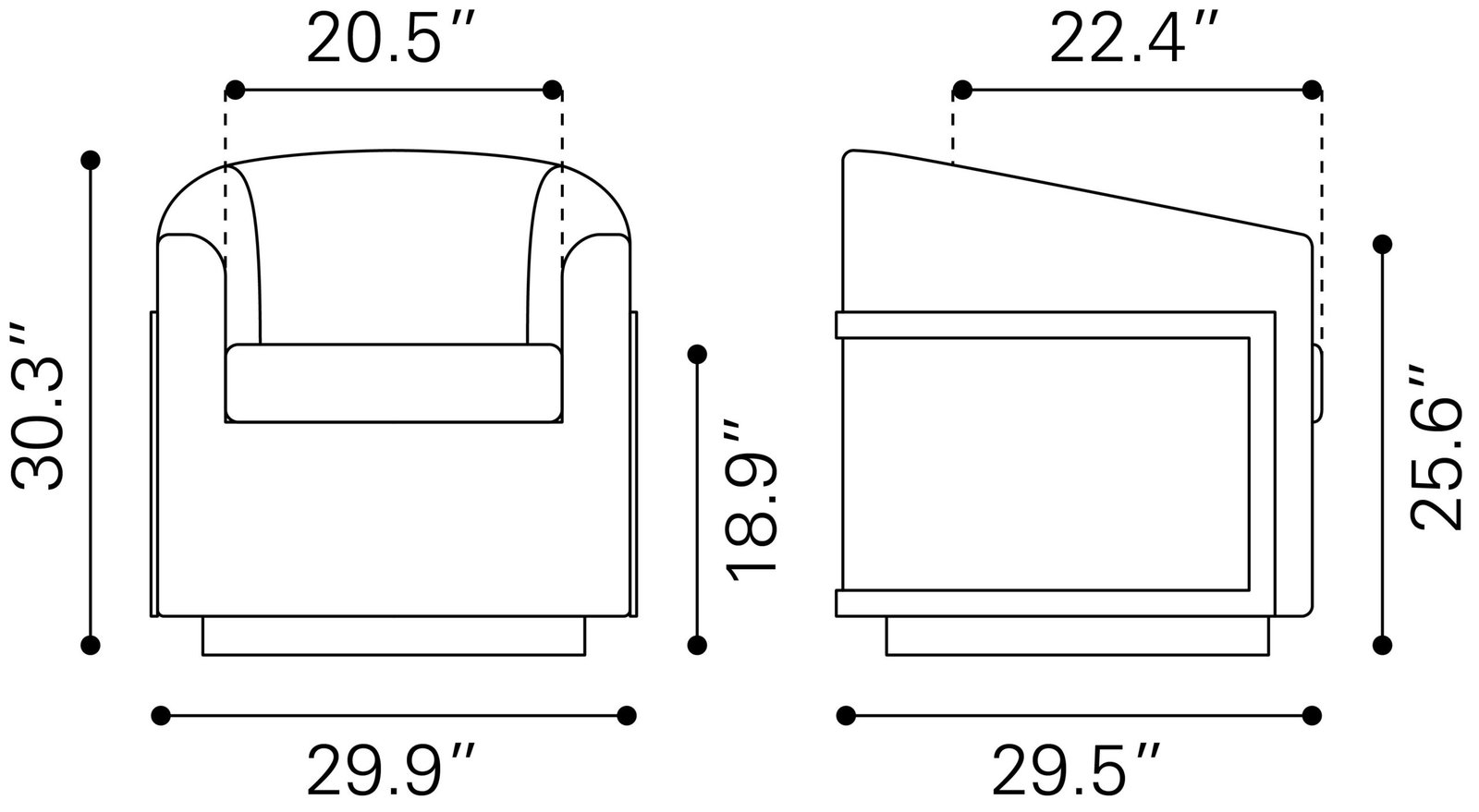 Hanko Swivel Chair Golden Beige - Image 8