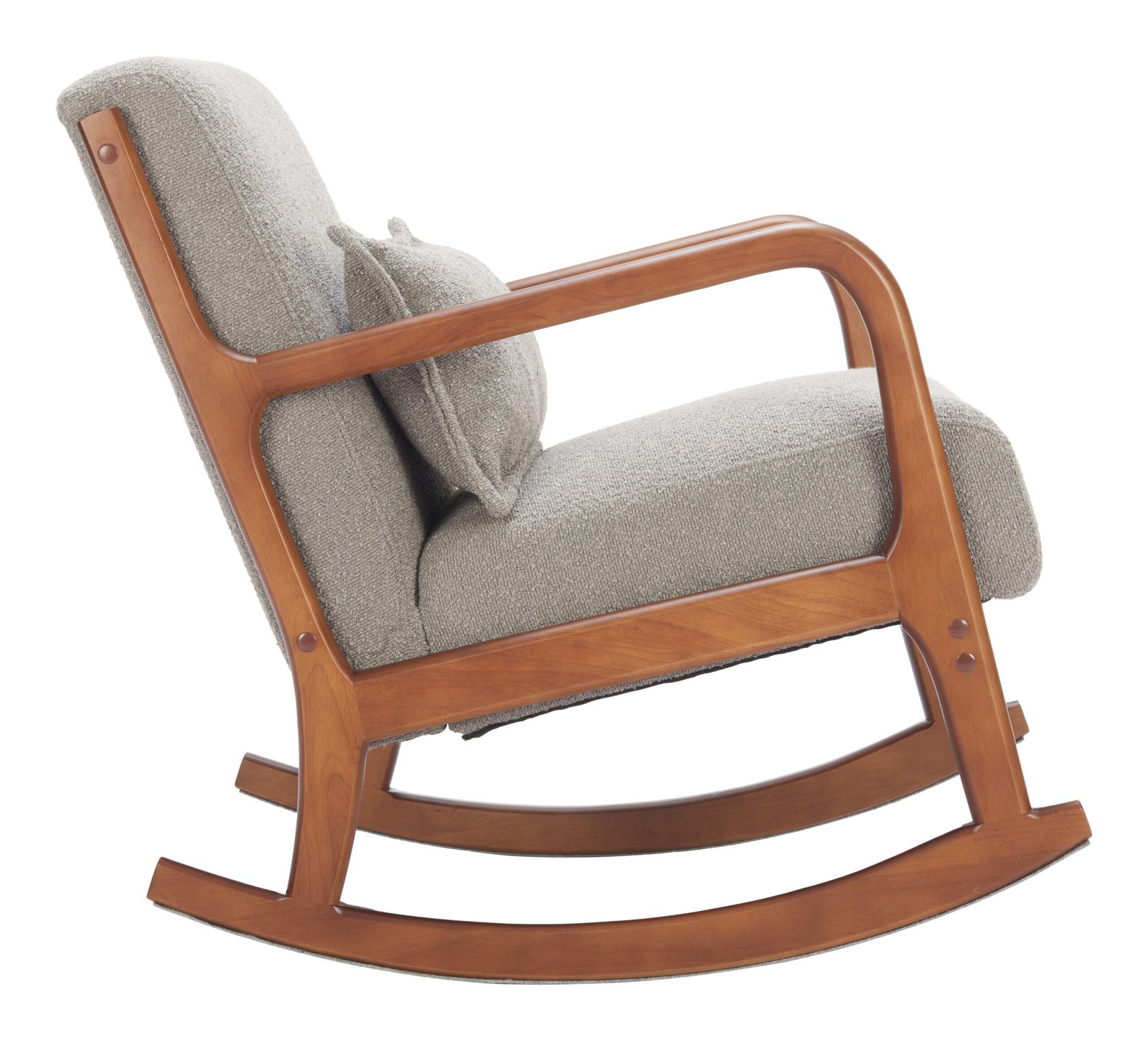 Hady Rocking Chair Gray - Image 2