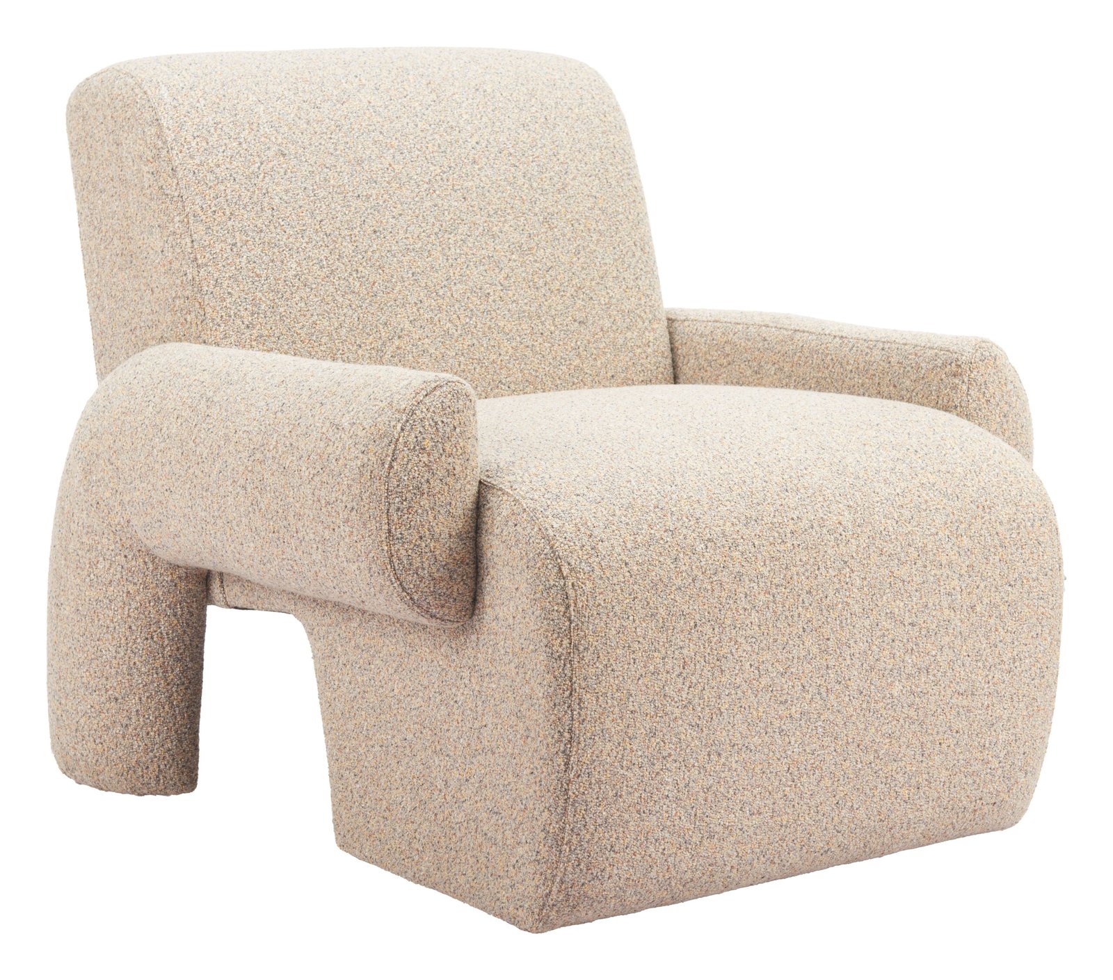 Rura Accent Chair Heathered Beige - Image 6