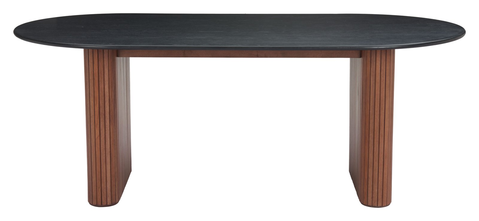 Lassig Dining Table Black & Walnut - Image 3
