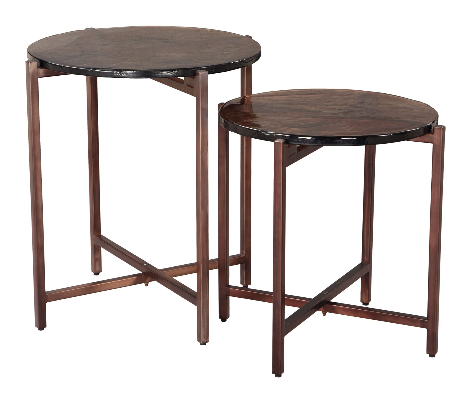 Gema Coffee Table Set (2-Piece) Bronze - Image 4