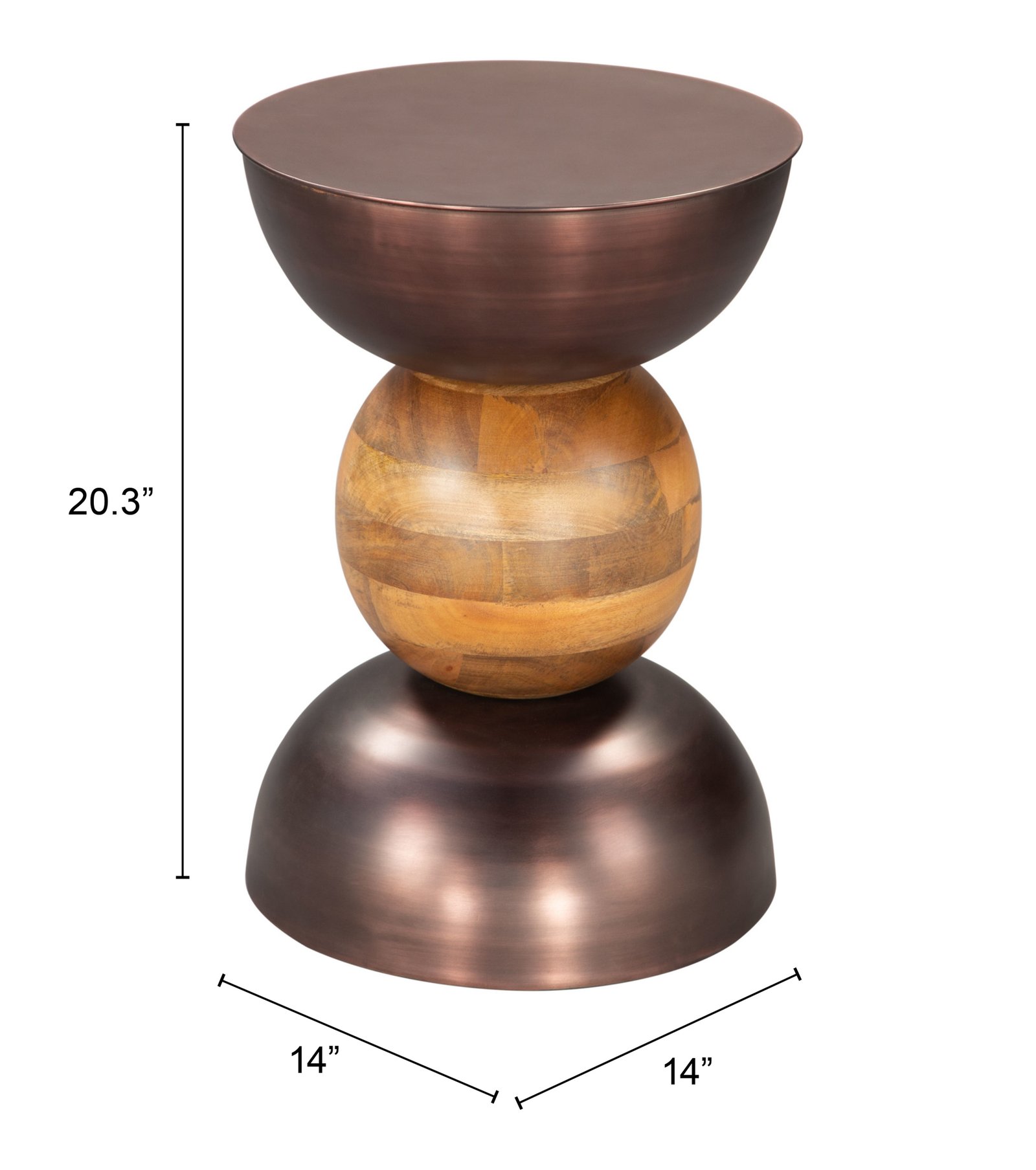 Tripoli Side Table Bronze - Image 11