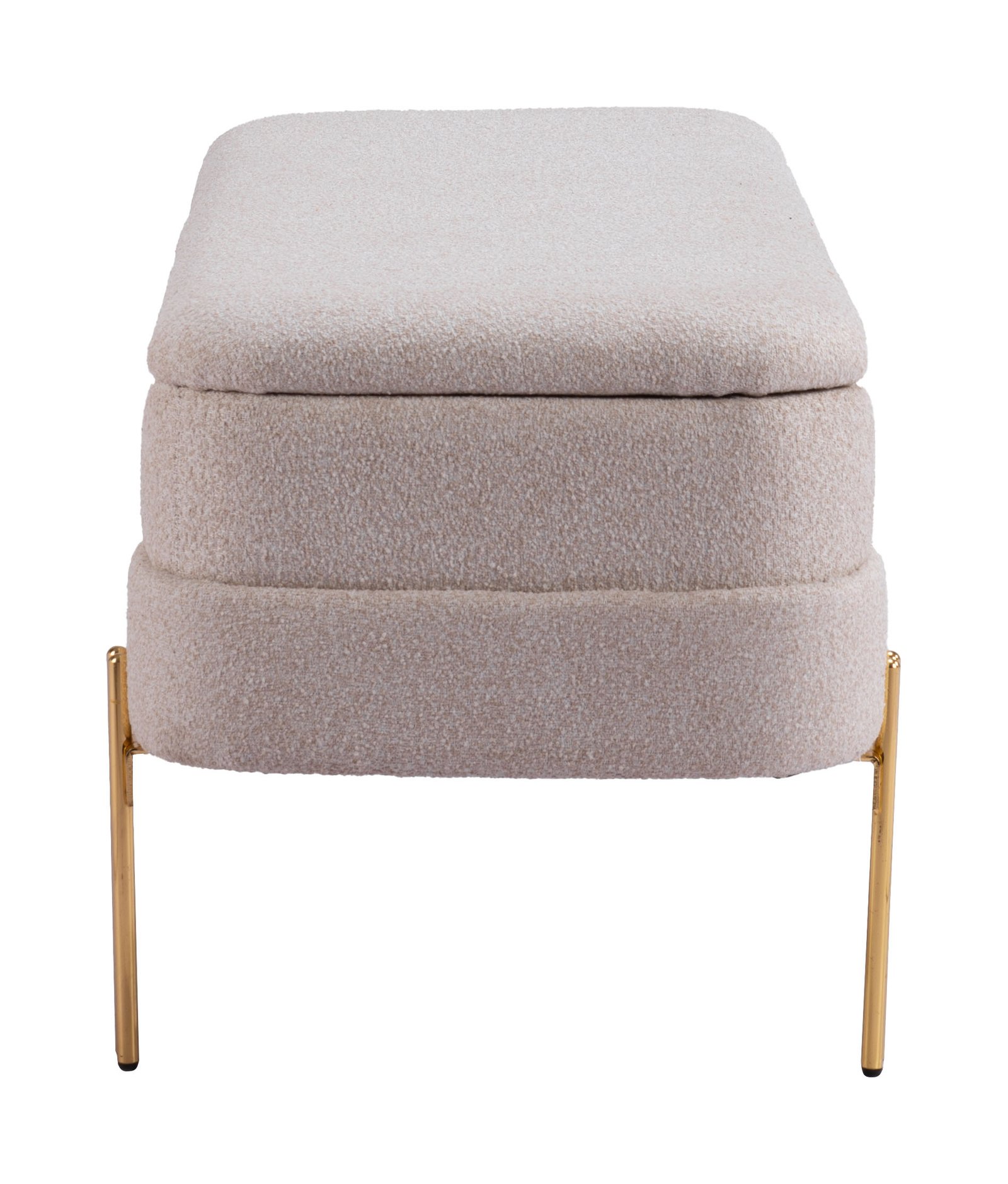 Lebreton Storage Bench Oatmeal Beige - Image 4
