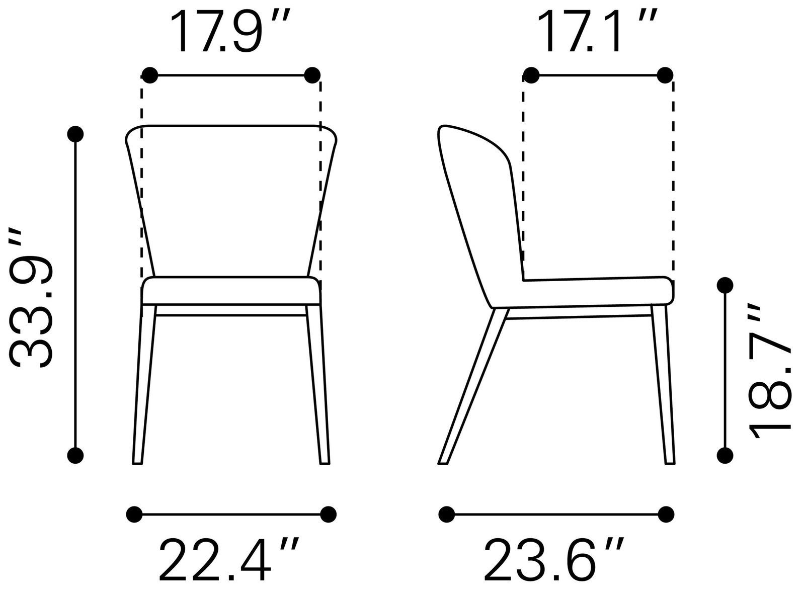 Tolivere Dining Chair (Set of 2) Pink - Image 8