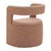Atria Accent Chair & Ottoman Tawny Brown - Image 5