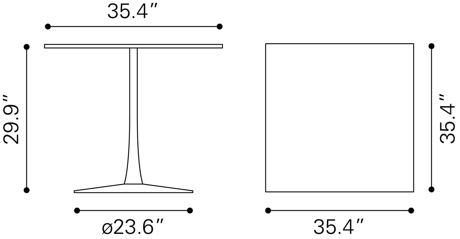Molly Dining Table White - Image 7