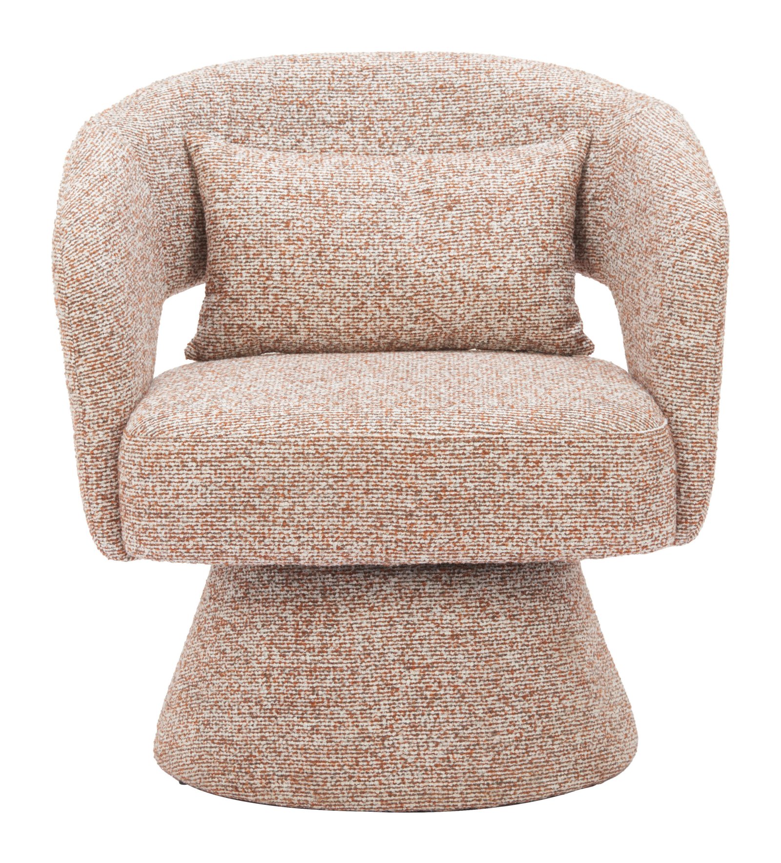 Liva Swivel Chair Frosty Brown - Image 3