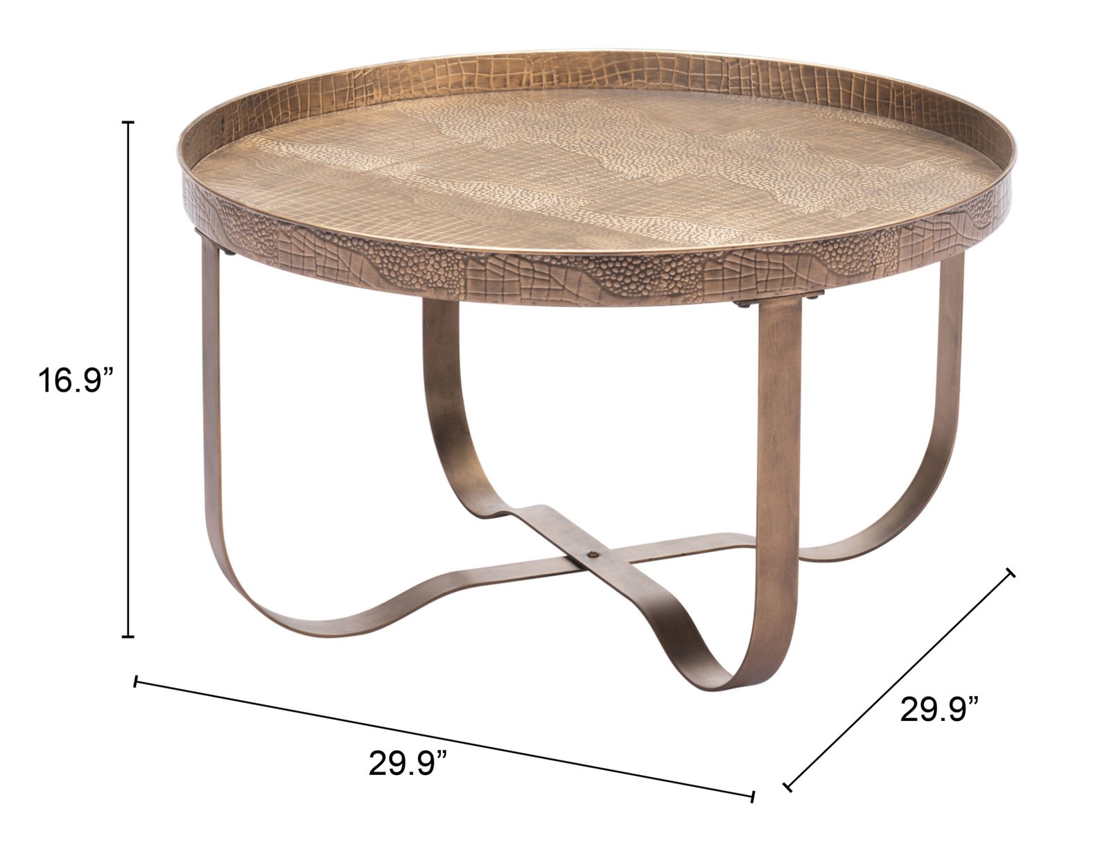 Vannes Coffee Table Brass - Image 10